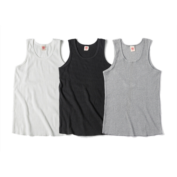 NON STOCK Men Cotton Basic Tank Top Slim Casual Ribbed Sleeveless T-Shirt Beach