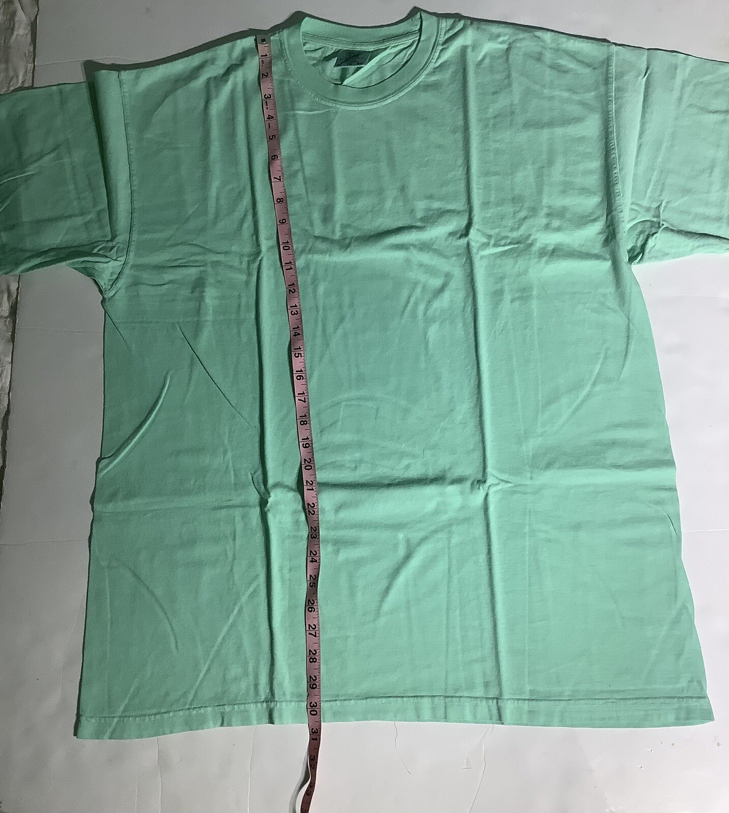 (6 Pieces) Size XL,Comfort Color T Shirt Heavyweight Ring Spun Mint Green.