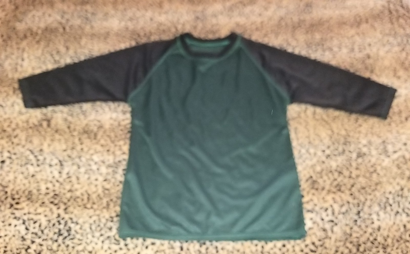 3 Packs Men’s 3/4 Sleeve Crew Neck Raglan Jersey Baseball Tee Shirts Size Small