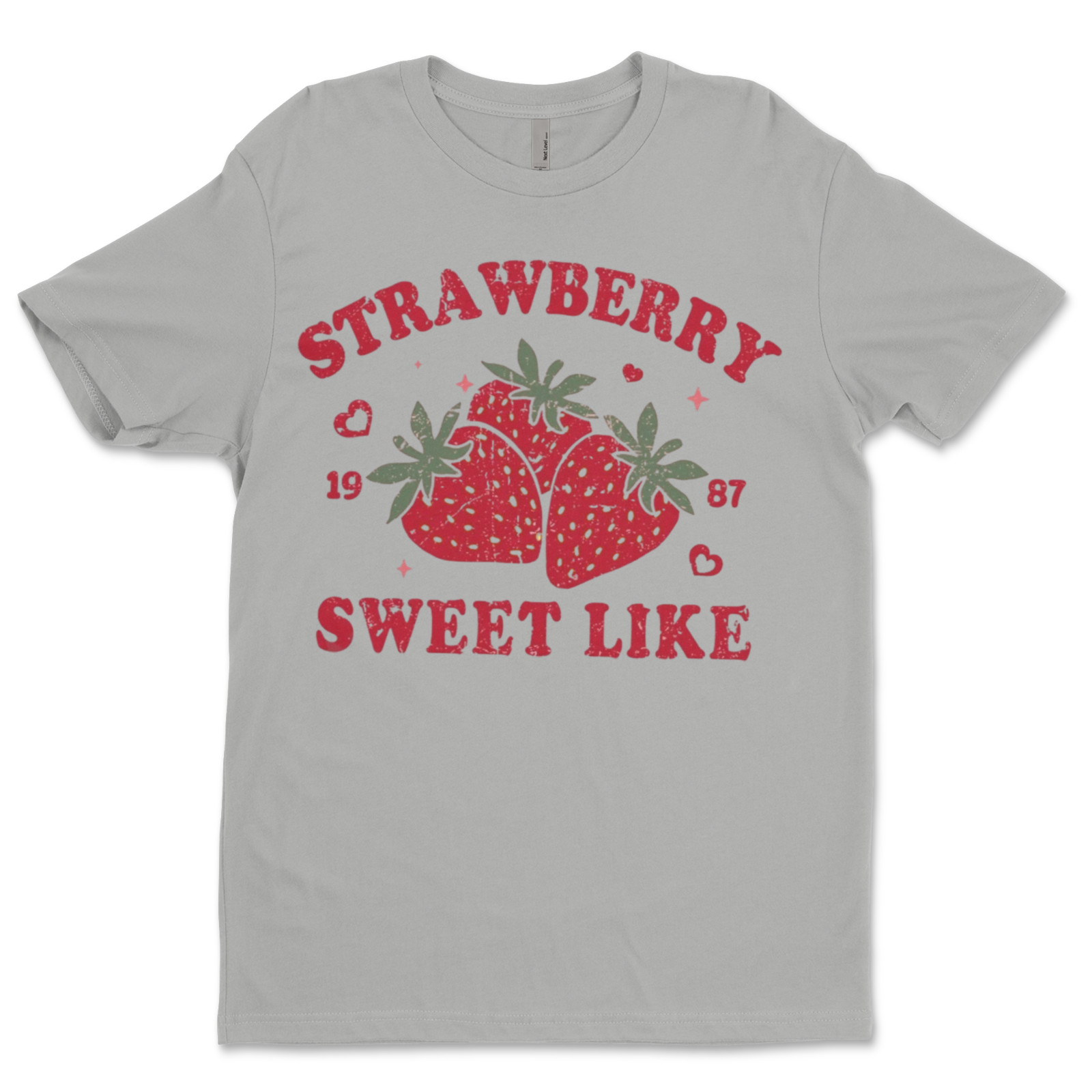 DTF Straberry/ Custom Unisex Soft Style T-Shirts, Next Level- Cotton
