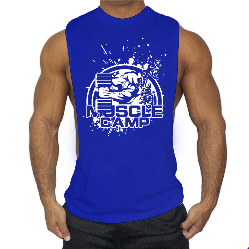 Sports Leisure Printing Quick-drying Breathable Vest Trendy Fitness Vest