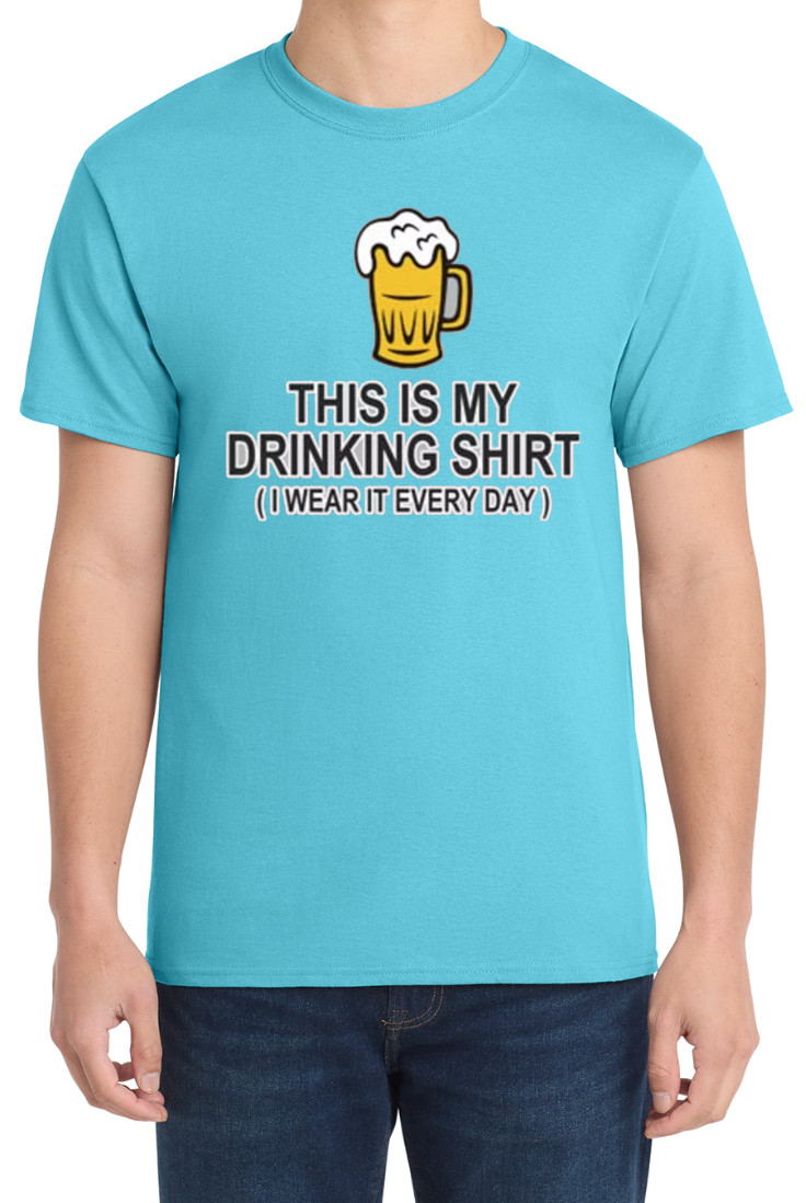 This Is My Drinking Shirt Funny Beer Drinking Logo Shirt Tee Graphic Design Gift