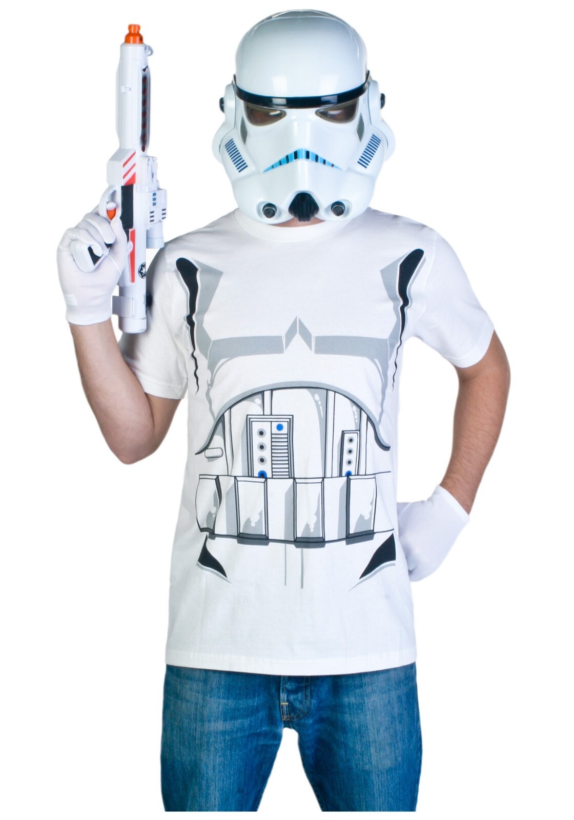 new Star Wars Halloween costume shirt Stormtrooper 70s 80s 90s retro nerd geek