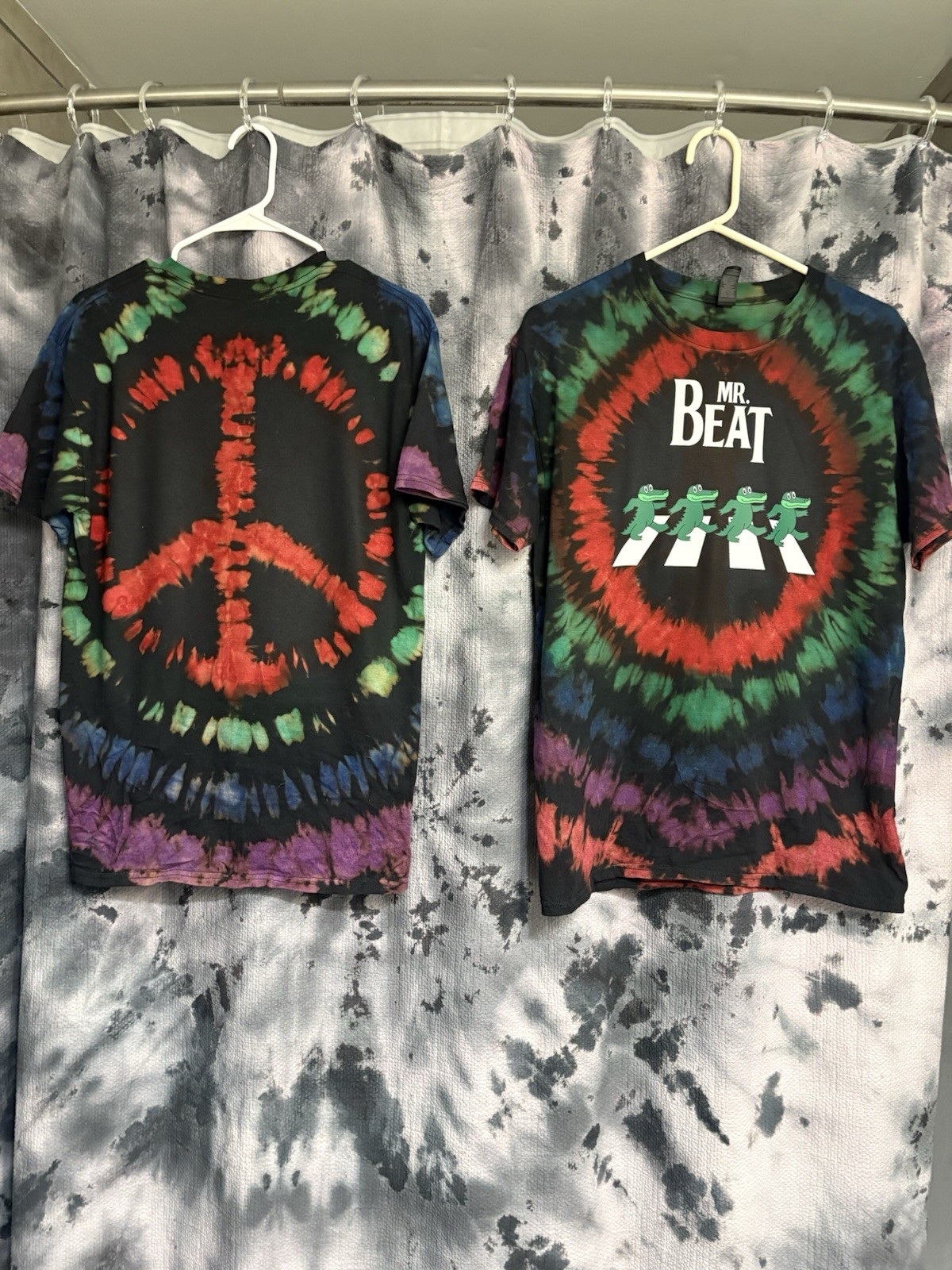 King Gizzard & The Beatles tee, (L-2X, pick size) (tie-dye sold out, BLACK ONLY)