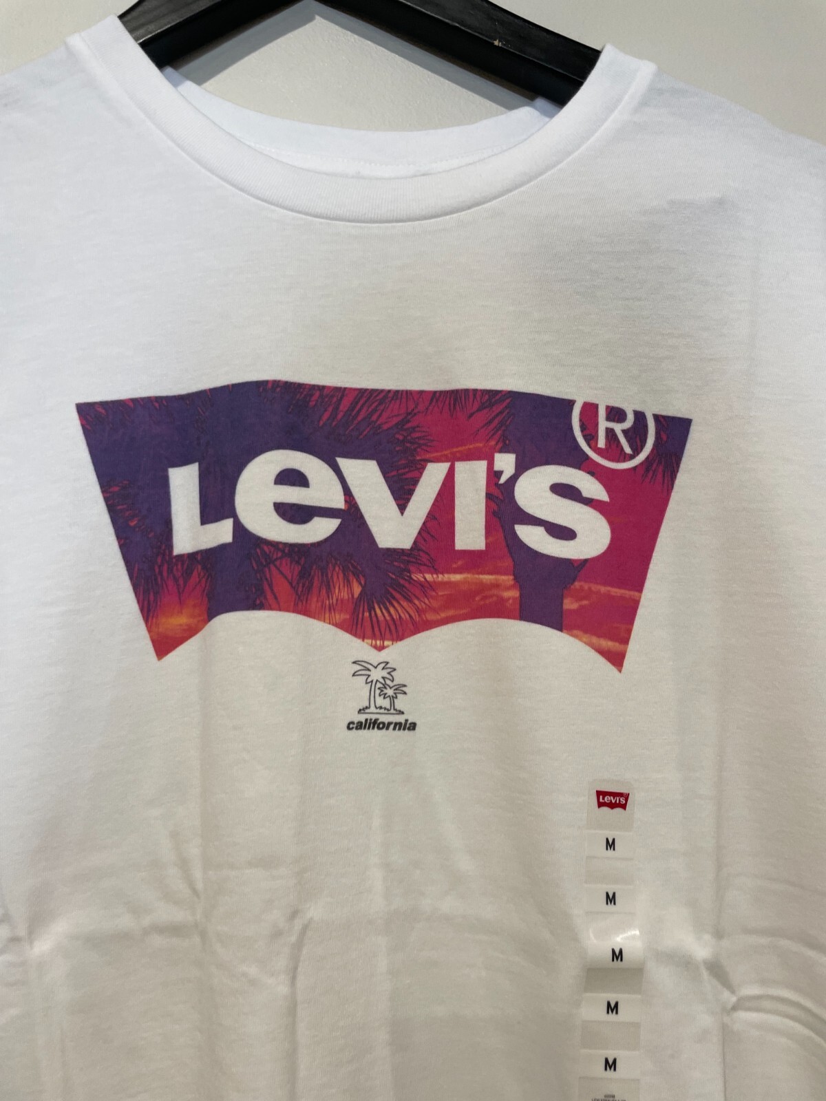 NWT Levi’s Graphic Palm Fill Crewneck Tee Men’s M, L, XL, XXL