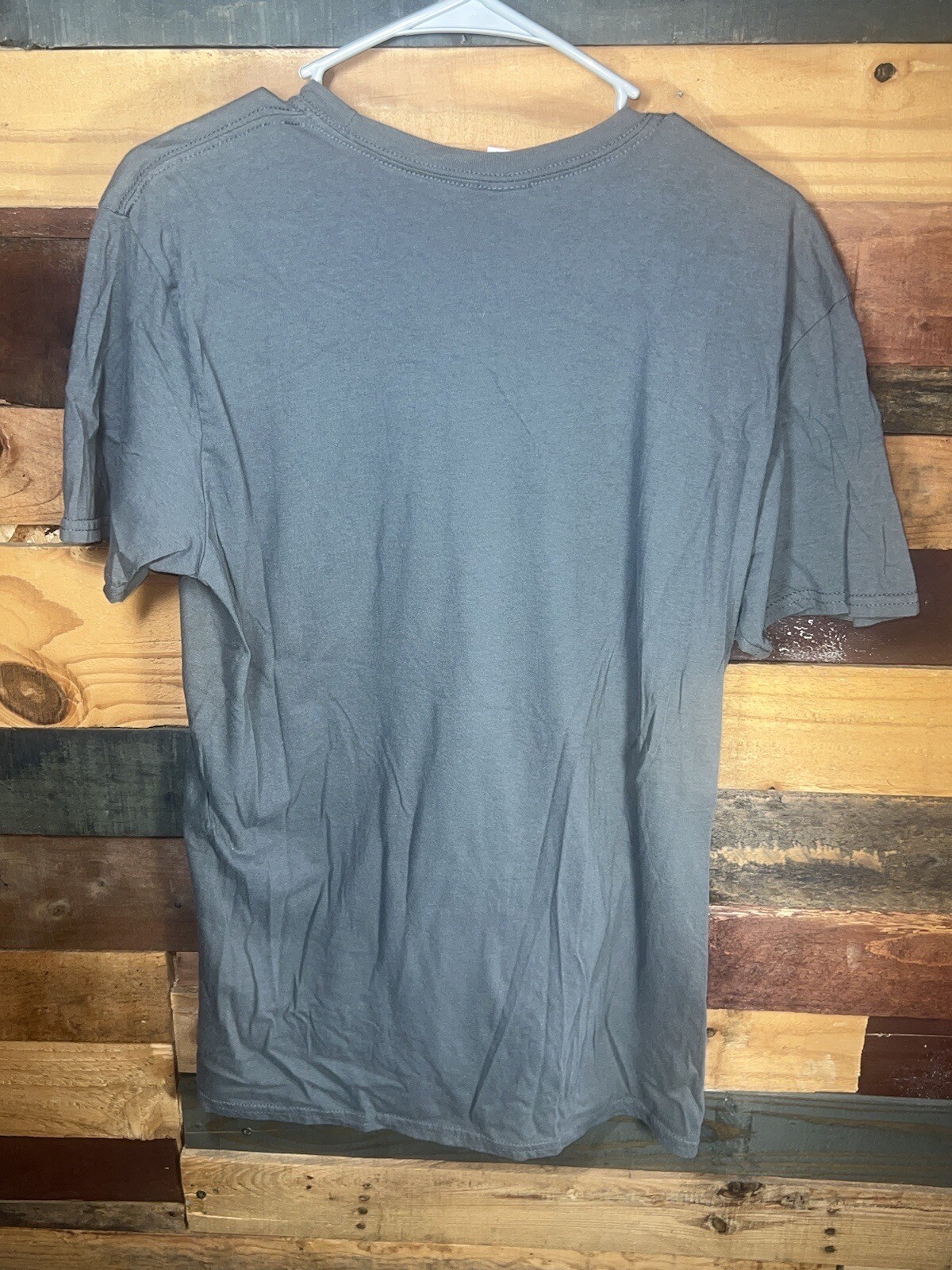 Retro United We Stand Divided Stephen Colbert Shirt Gray colored Size L Gildan