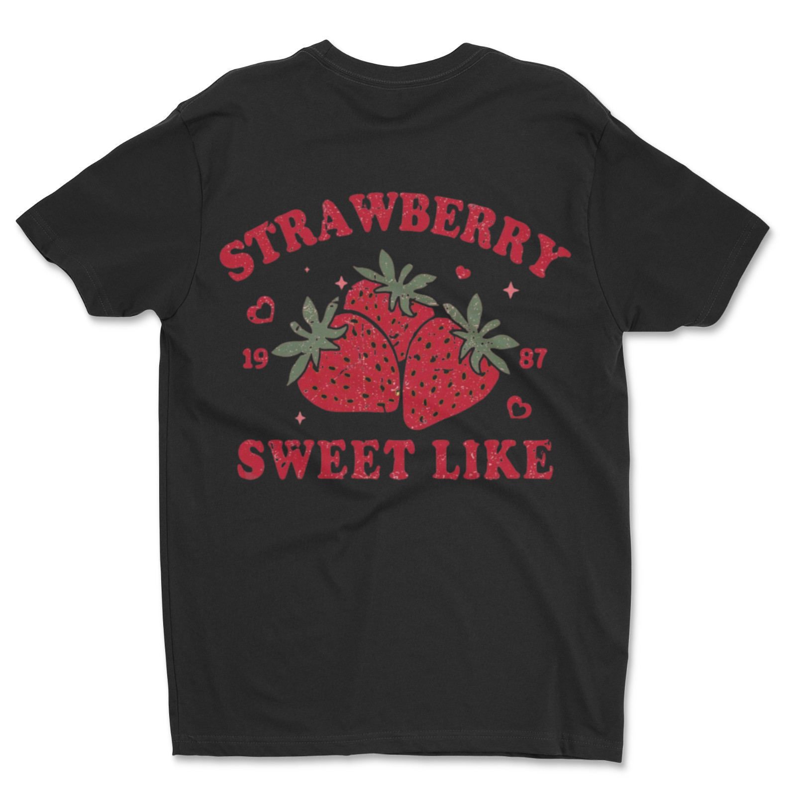 DTF Straberry/ Custom Unisex Soft Style T-Shirts, Next Level- Cotton
