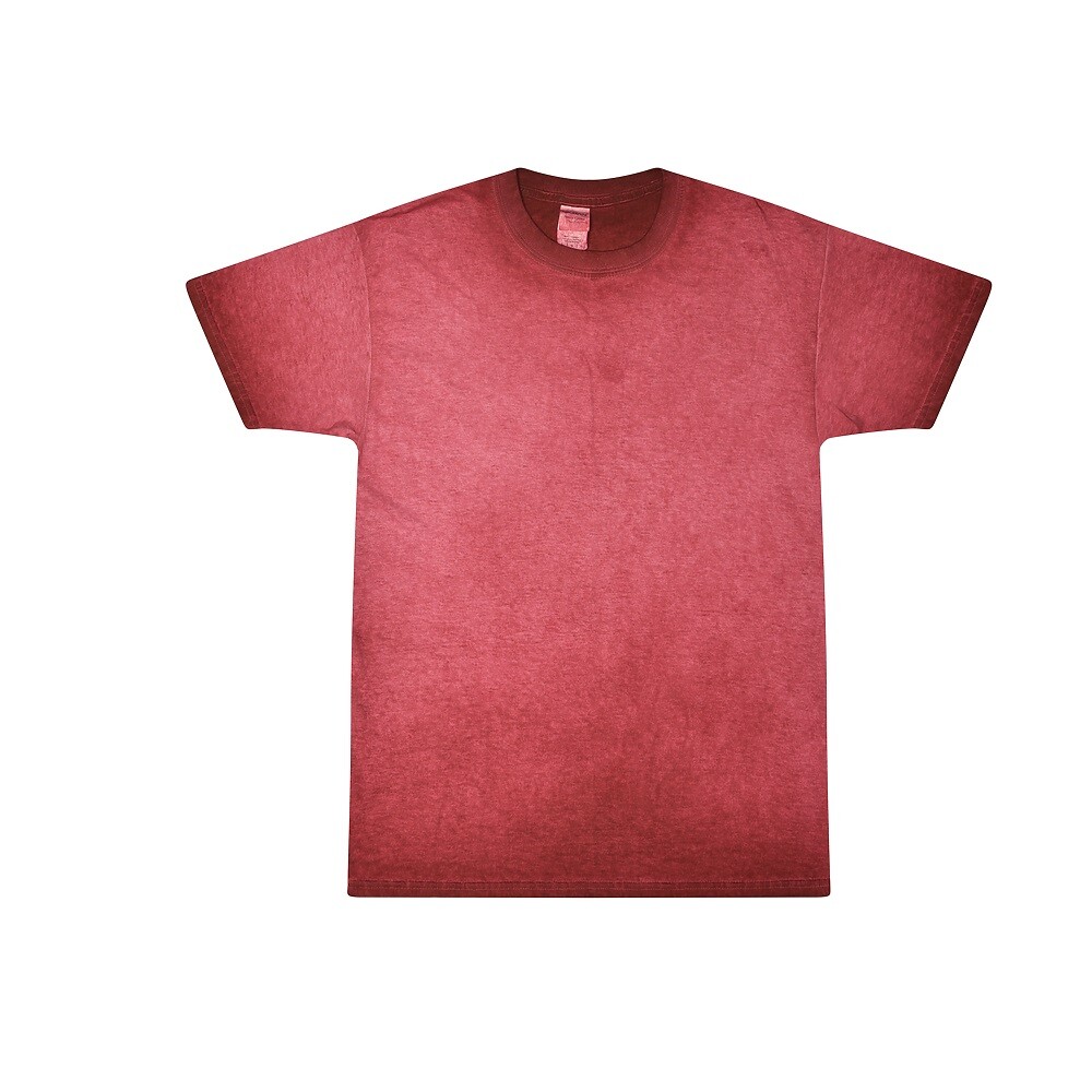 Multi-Color Oil Wash T-Shirts Adult Small to 3XL 100% Cotton Short Sleeve
