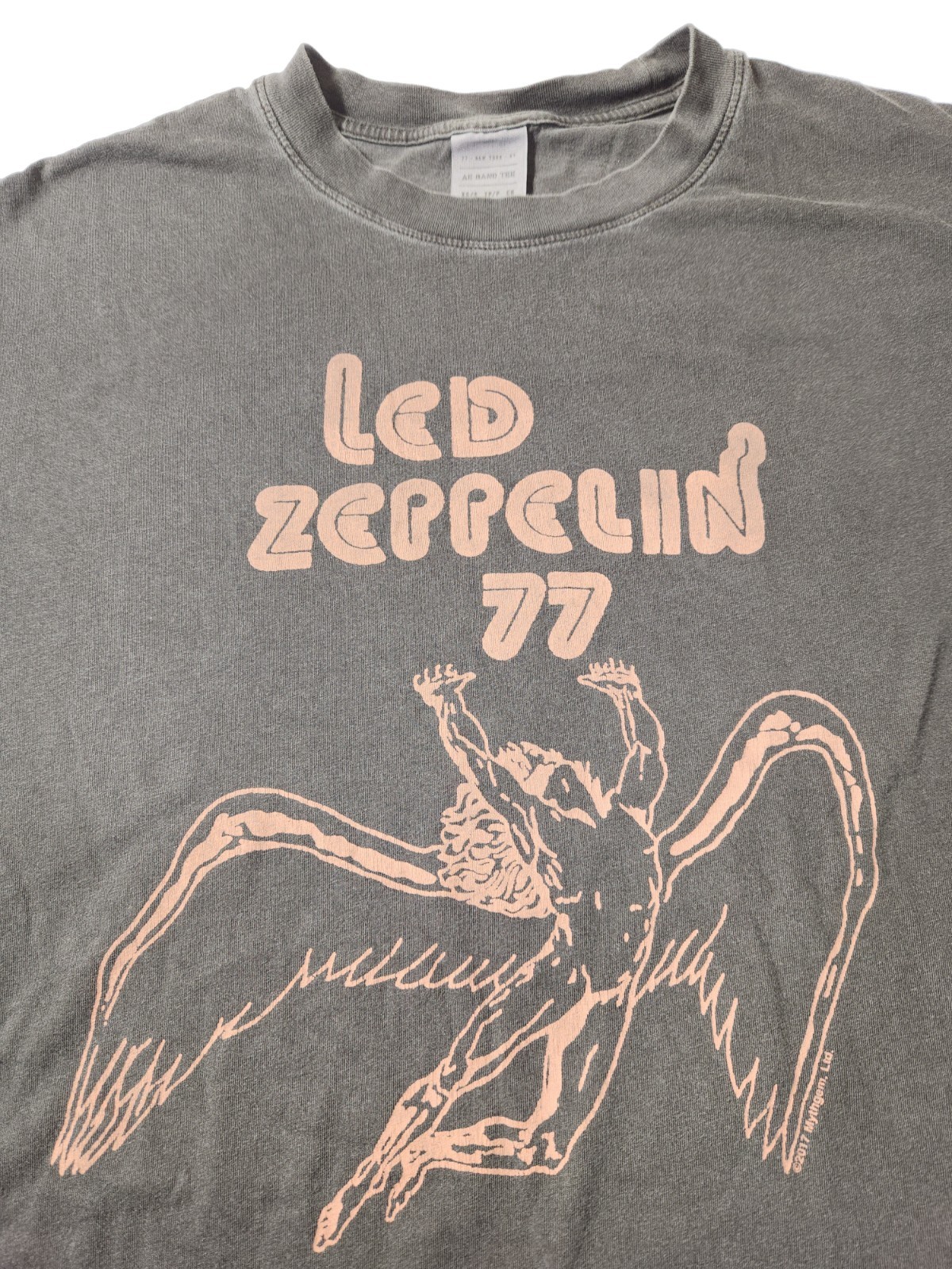 American Eagle T Shirt Unisex Medium Black Led Zeppelin Graphic Rock Band Tee