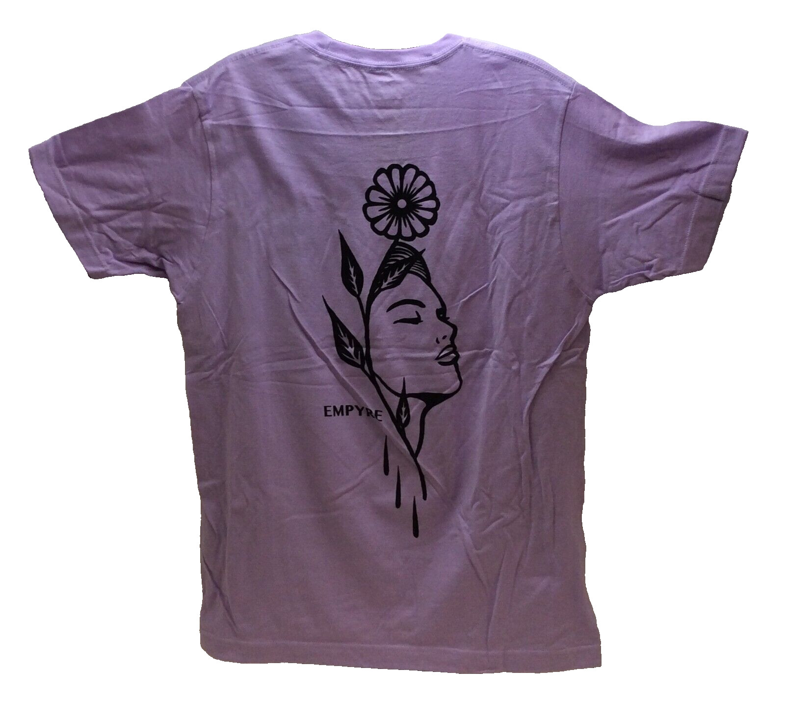 Empyre Mens Floral Revival Lavender Pastel Purple Shirt, Size XL, Ships Free