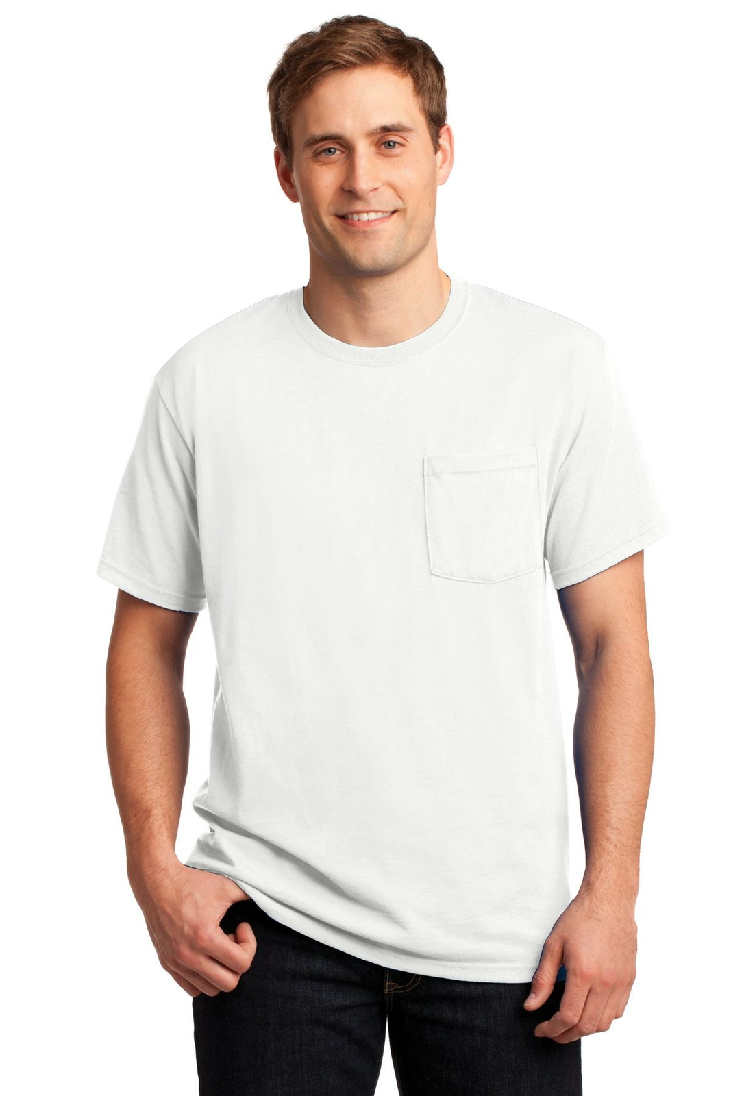 JERZEES Mens Short Sleeve Dri Power Crew Neck Stylish T-Shirt With Pockets 29MP