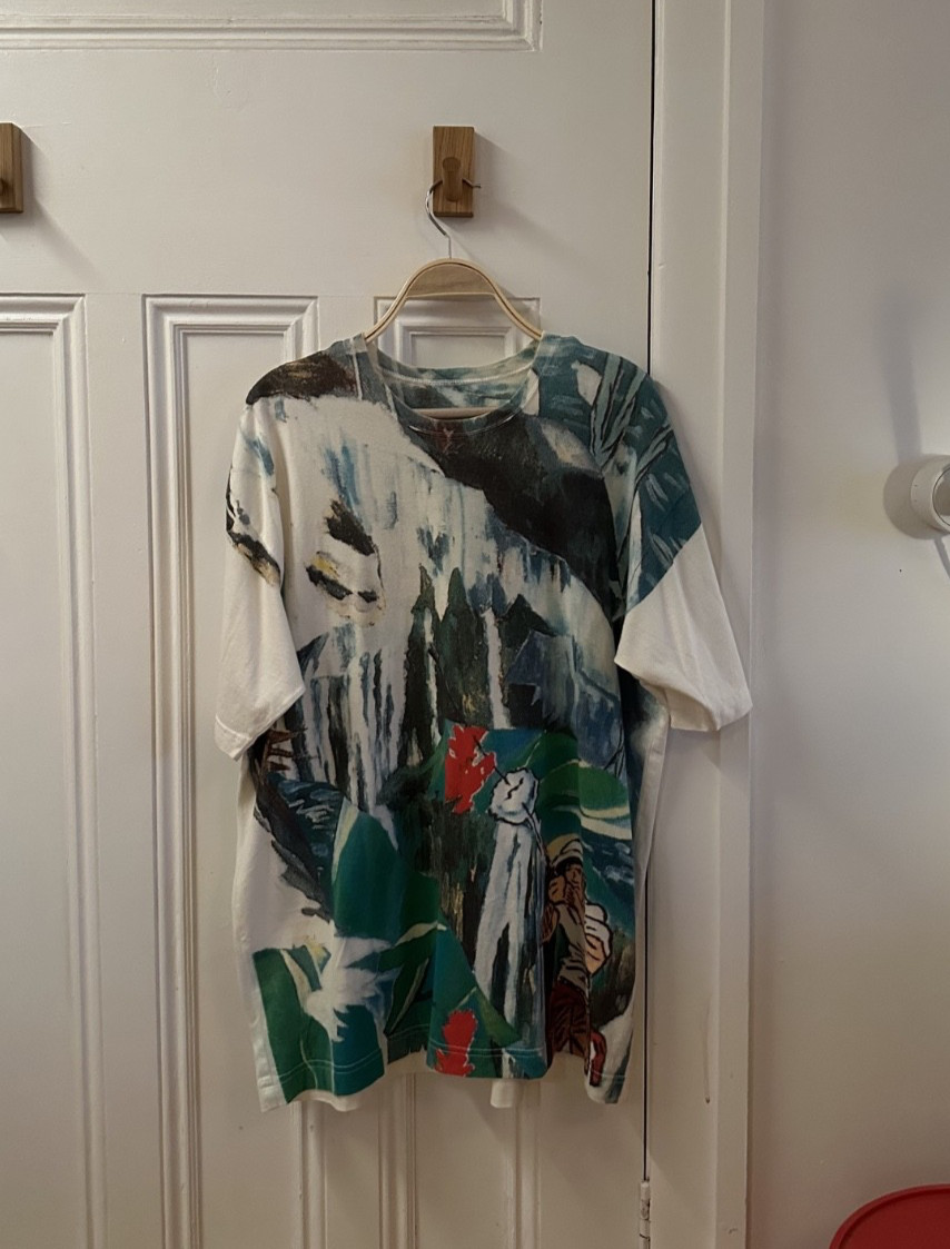 Issey Miyake Men’s tshirt with manga print