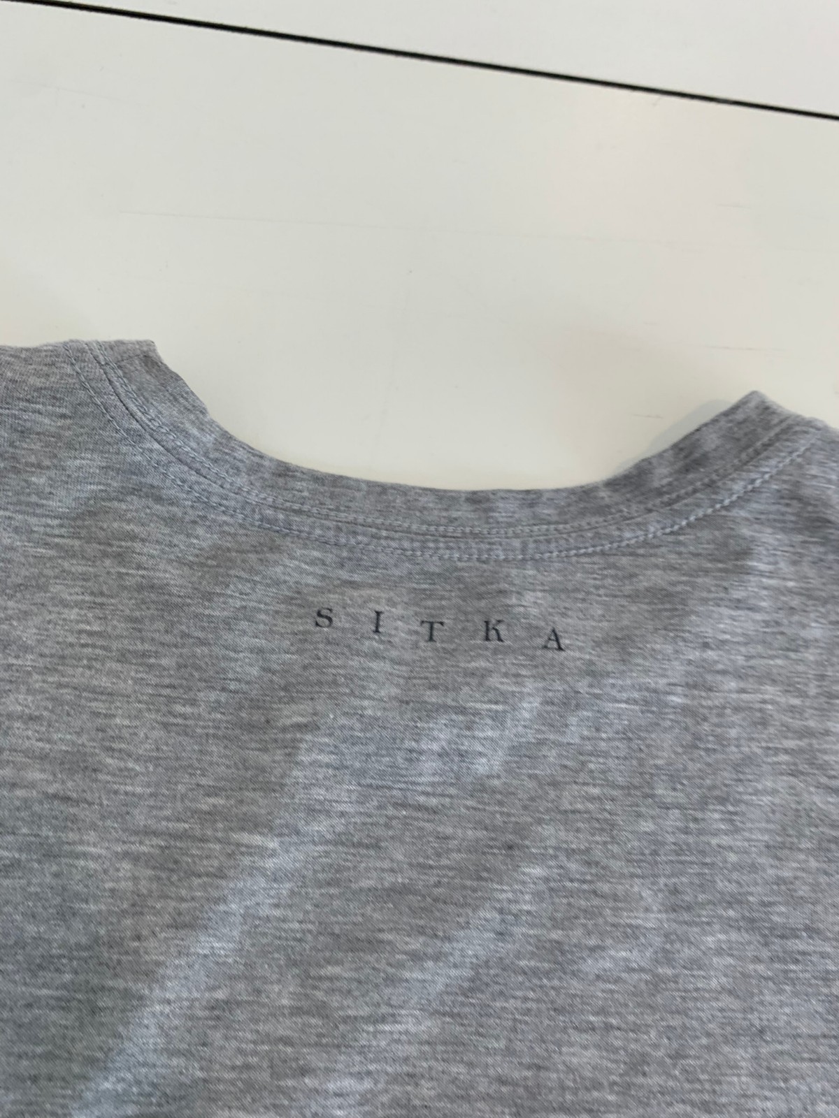 Sitka T Shirt Medium Gray USA Map Outdoor Hunting Sportsman Fishing American