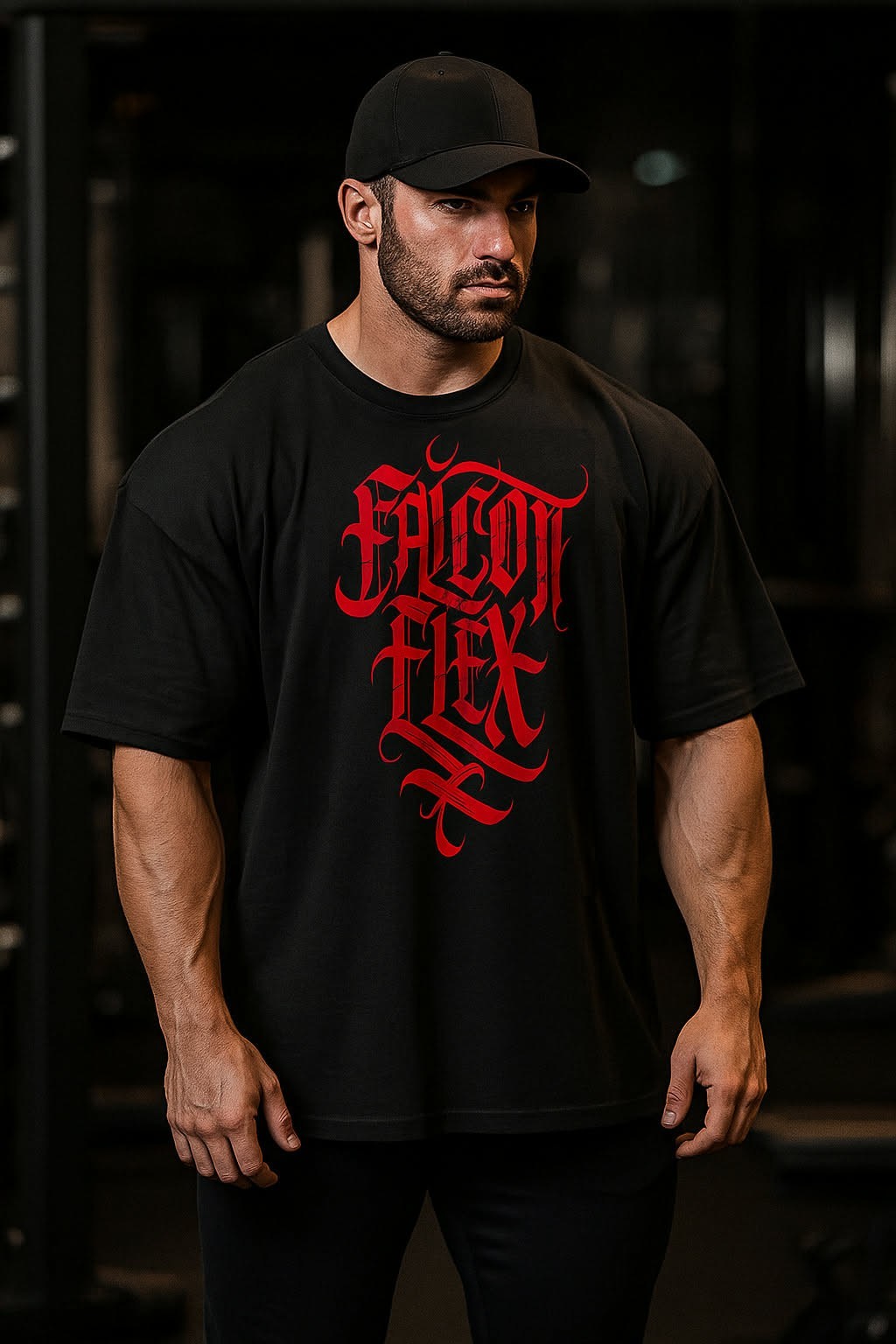 Men Running Sports Cotton T-shirt Gym Fitness Bodybuilding Loose Printed Shirt