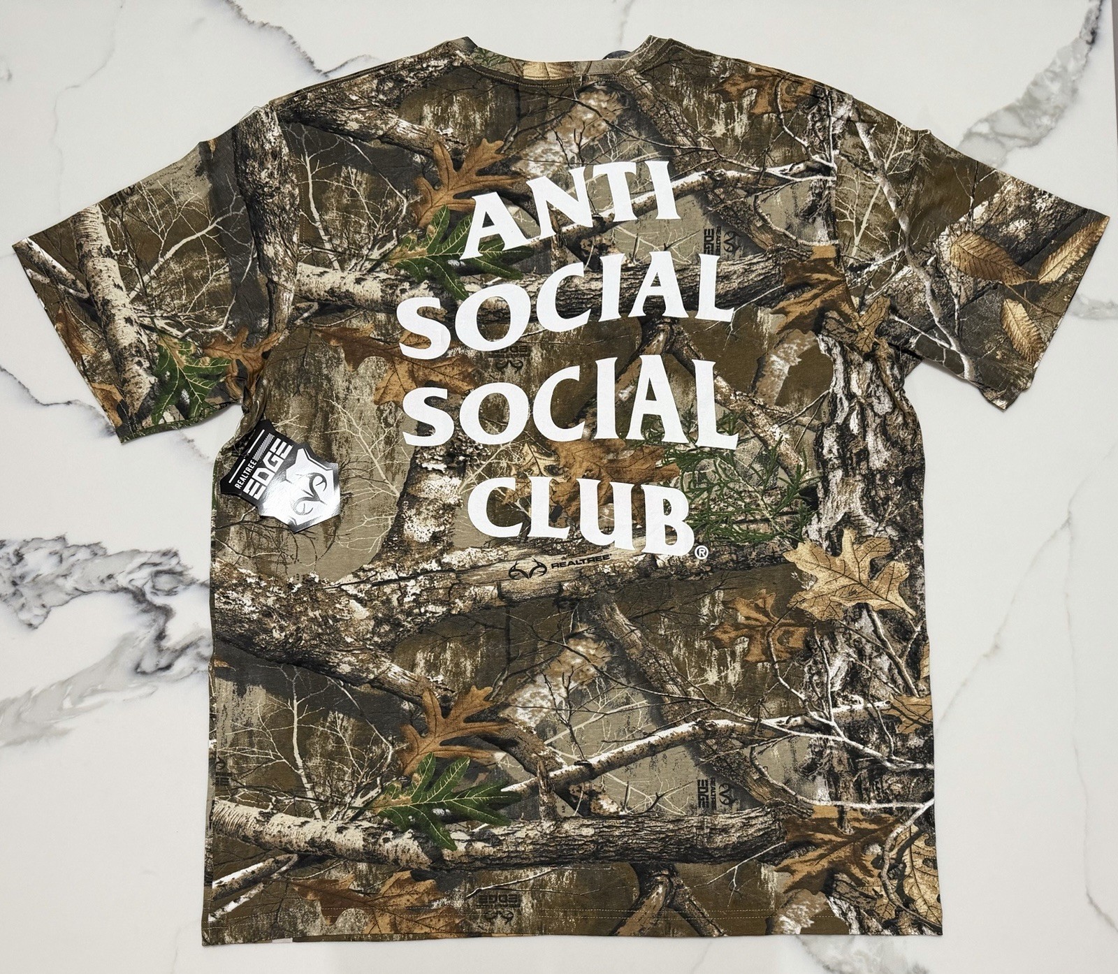 Anti Social Social Club x RealTree Collab Camo Shirt Size XXL NEW