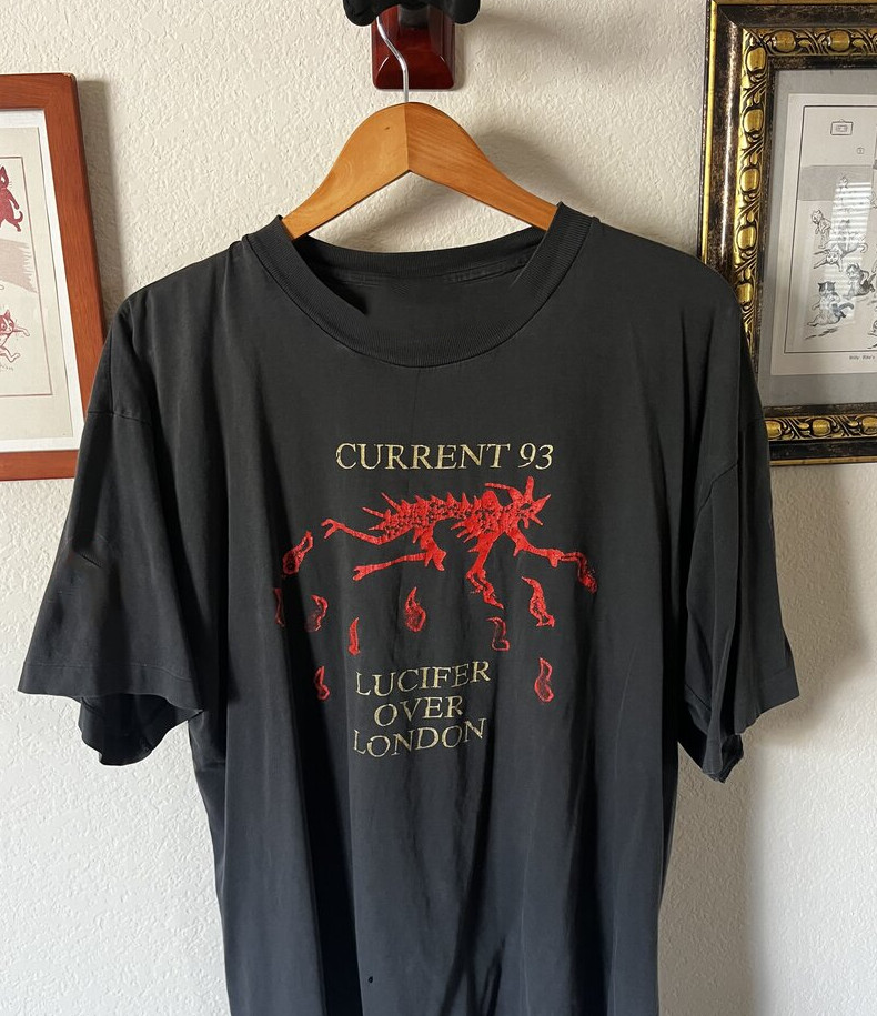 Current 93 band Lucifer Over London T-Shirt Cotton Full Size TS609
