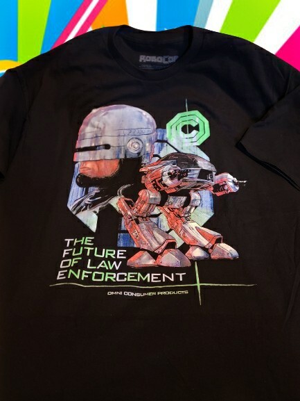 RETRO TEE ! 1980’S ROBOCOP MOVIE T-SHIRT LOOT CRATE NOT AVAILABLE IN STORES 2XL