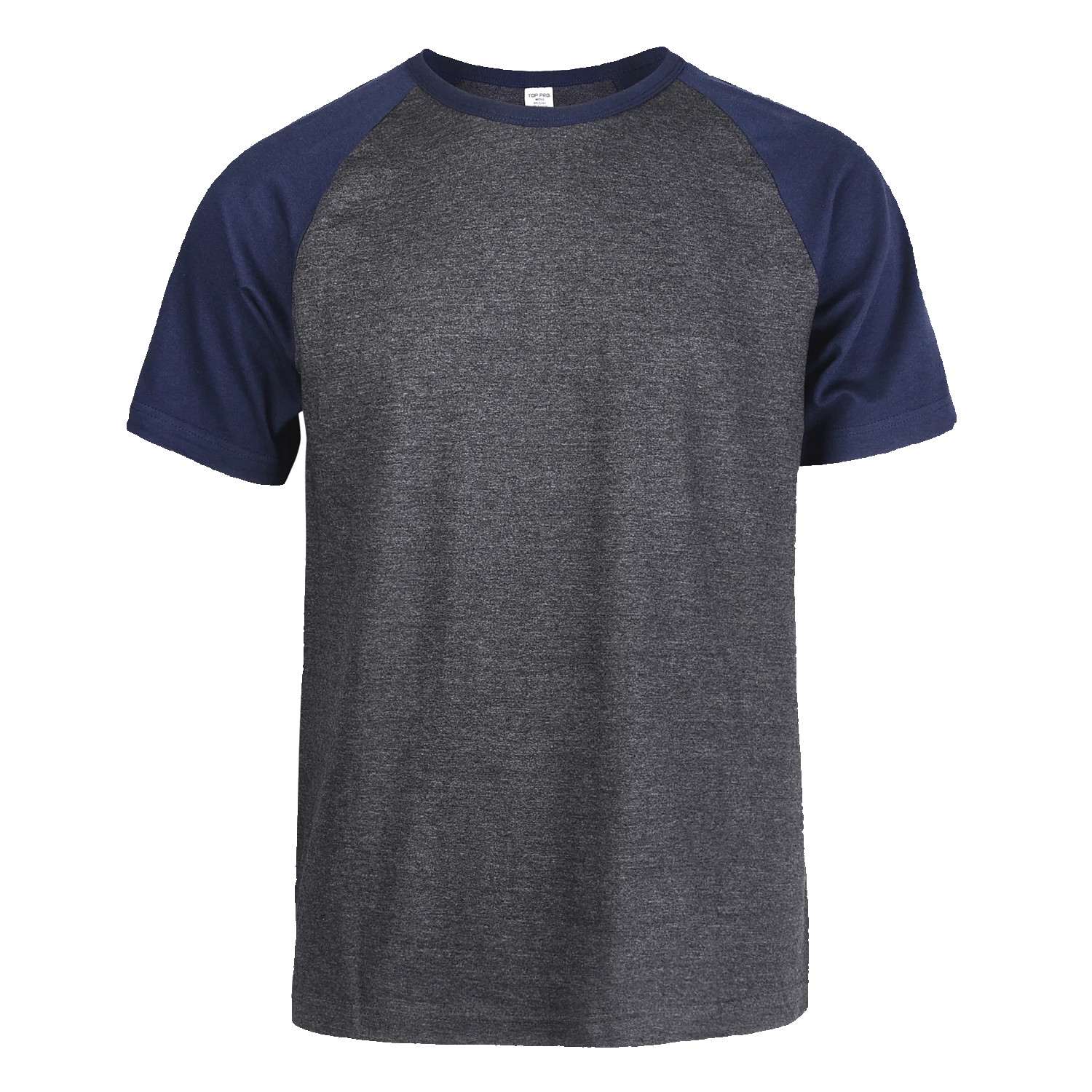 Raglan Baseball Tee-Shirt Premium Cotton Jersey Short Sleeve Men’s New Two Tone