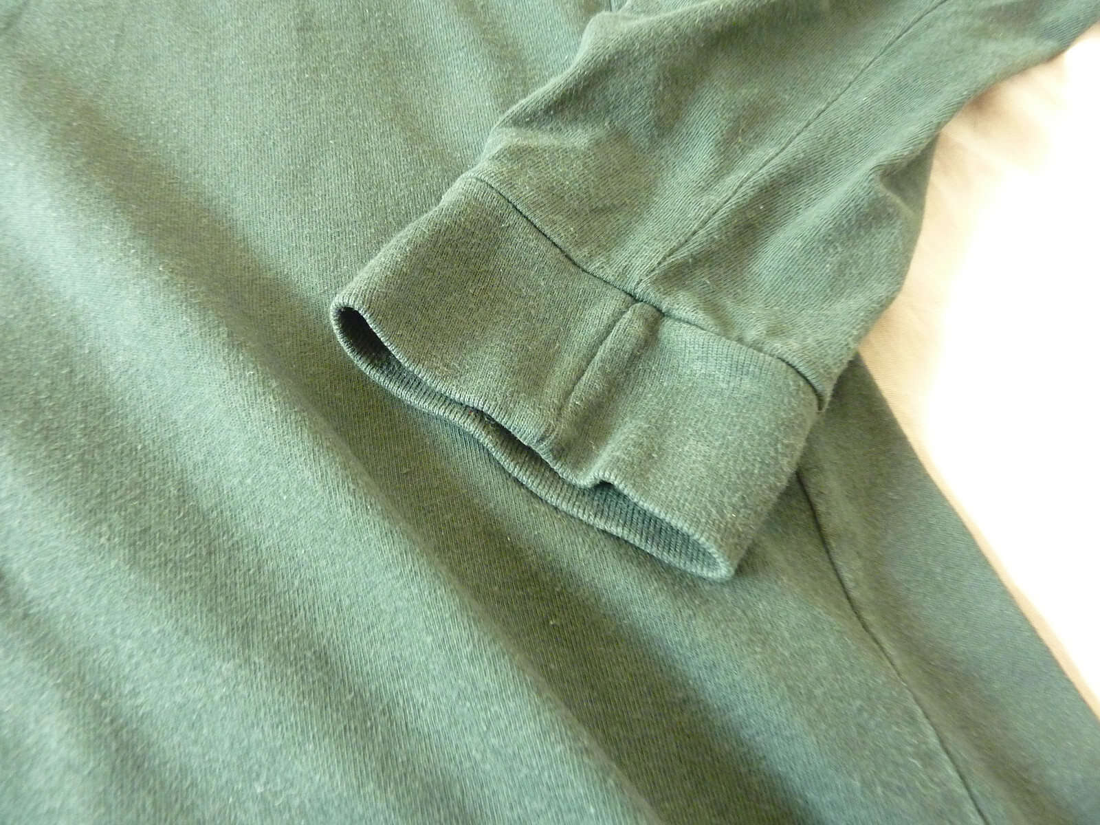 Patagonia Long Sleeve Shirt Dark Green Organic Cotton Regular Fit Adult Sz M