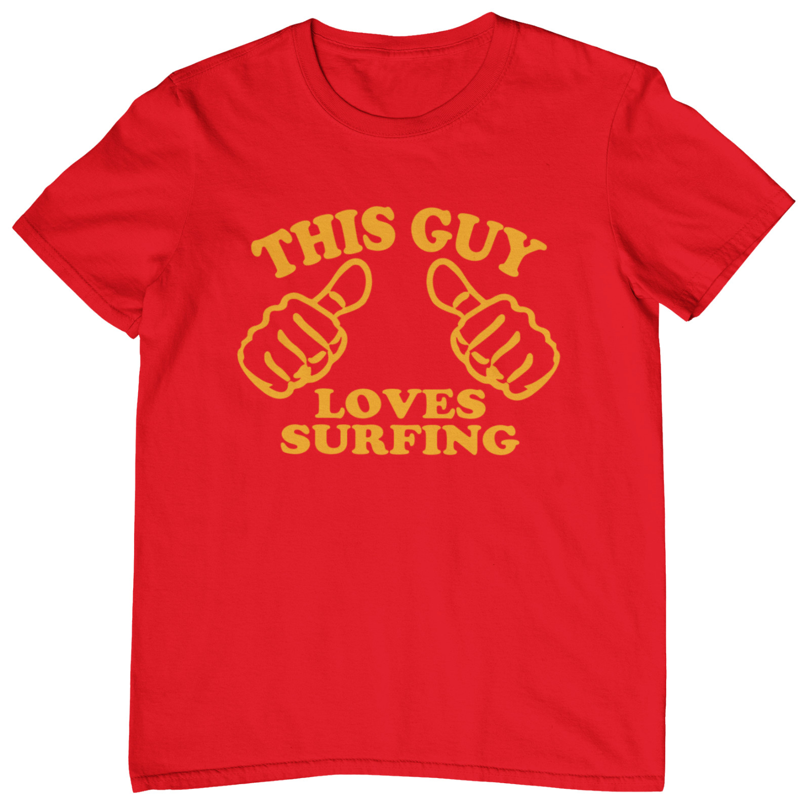 THIS GUY LOVES SURFING T-SHIRT – charlie dont surf sea wave beach board boys