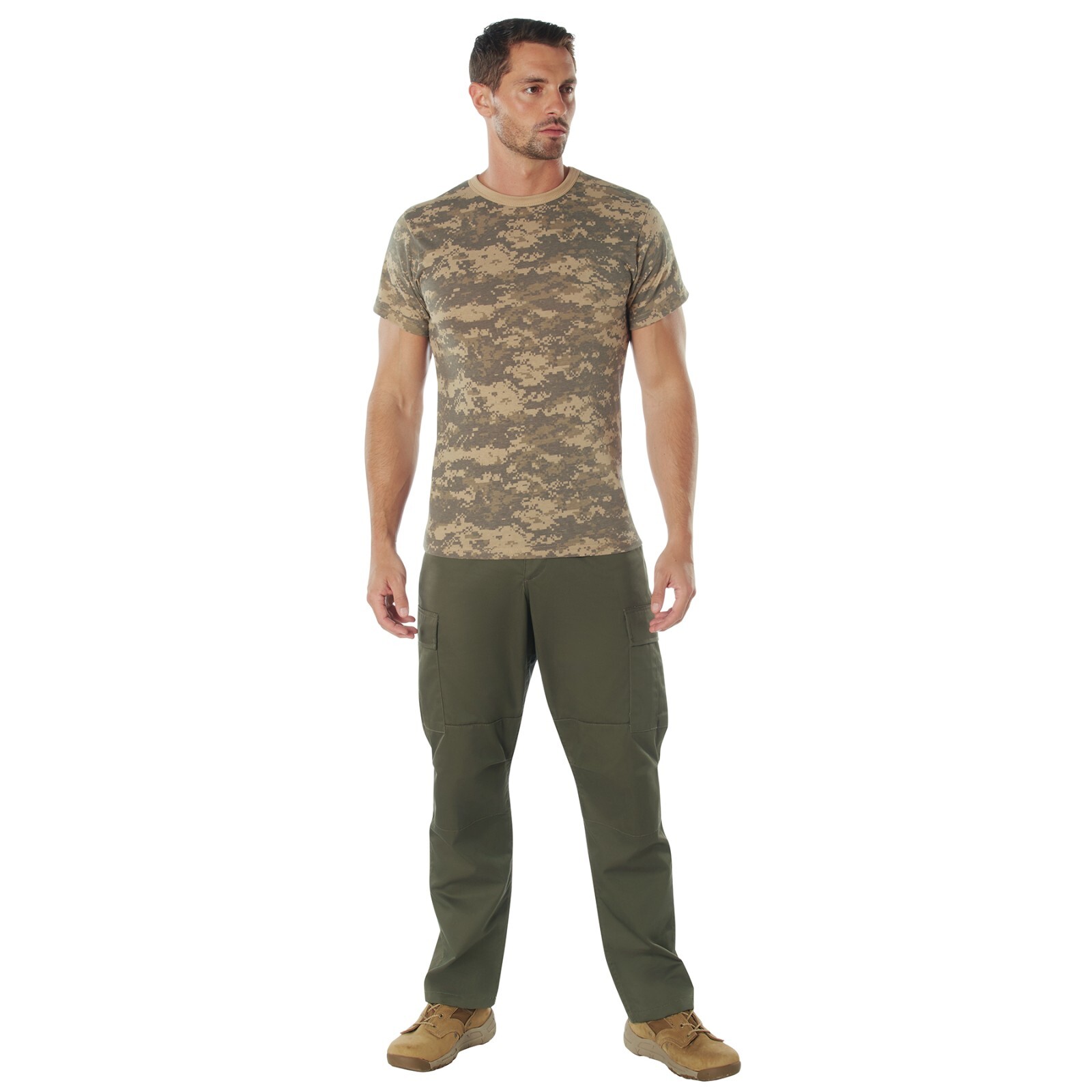 Rothco Men’s ACU Digital Camo Short Sleeve T-Shirt