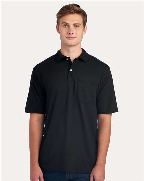 JERZEES 436MP Men’s Dri-Power Polo with Pocket