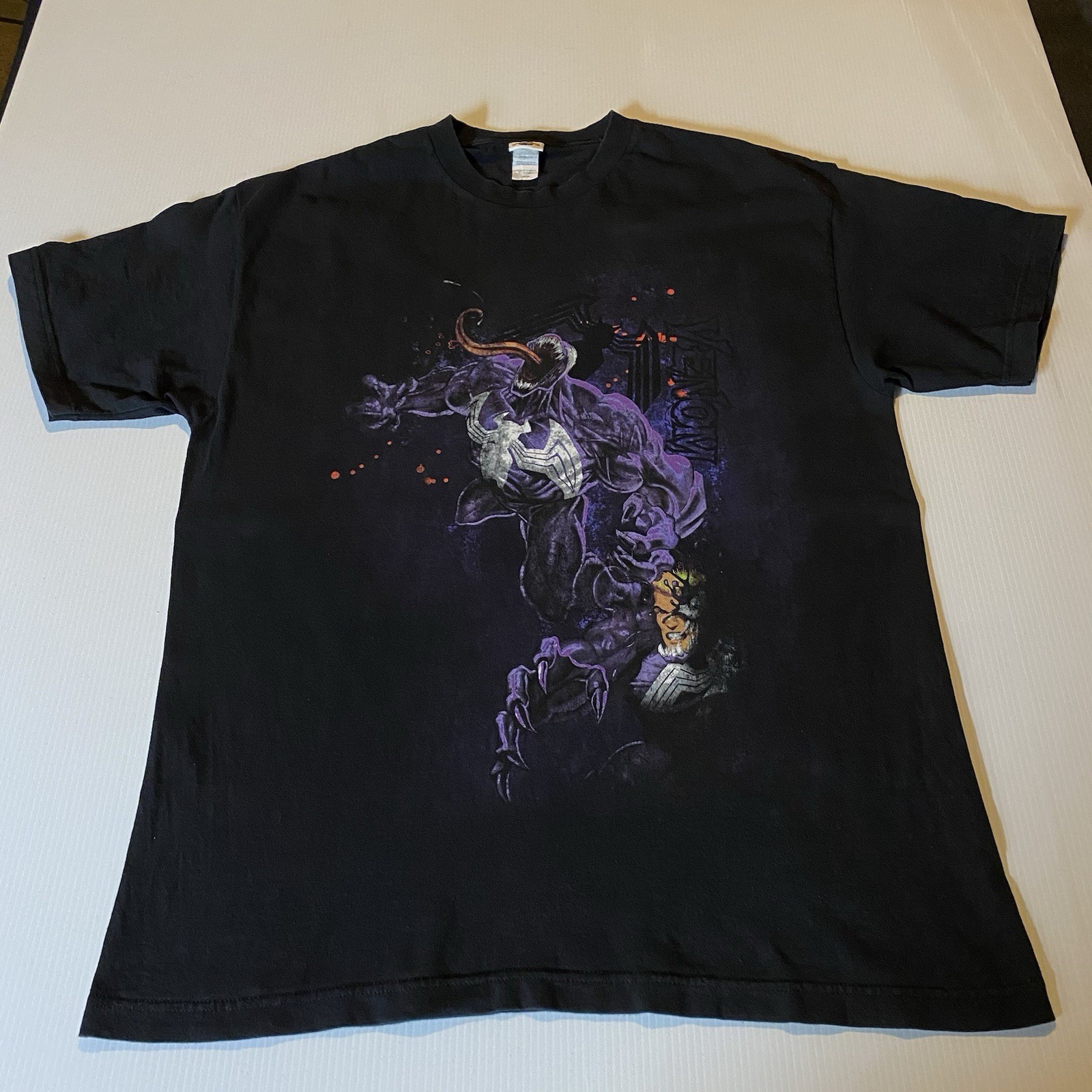 Vintage Marvel Venom T-Shirt Size XL Universal Studios 90s / Y2K