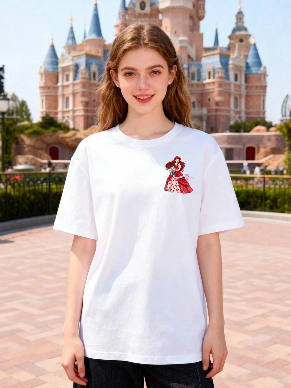Disney The “67” Bow Cute T-Shirt Unisex#2