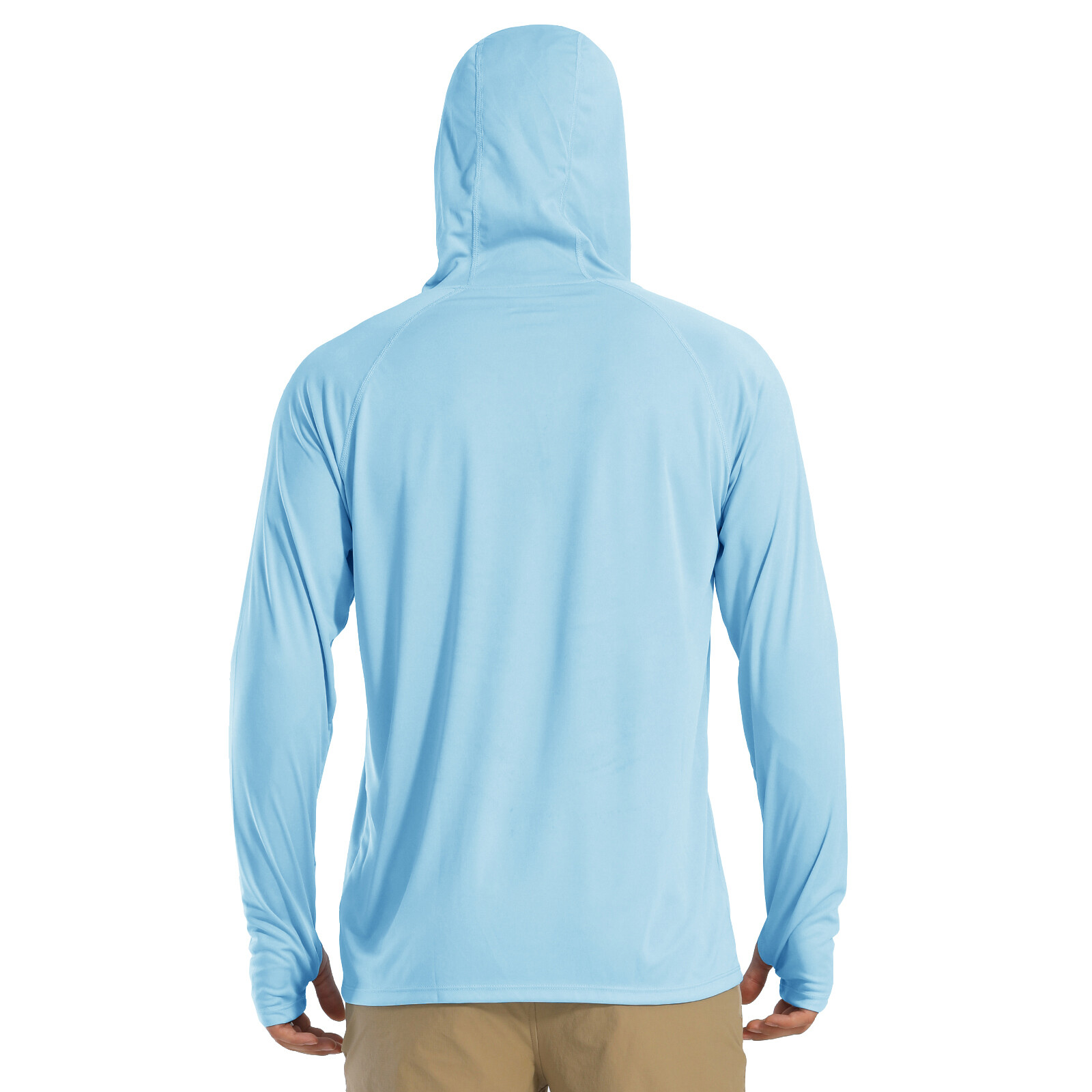 UPF50+ Men’s Hoodie Sun Shirts Long Sleeve Skin Protection Outdoor Fishing Tops