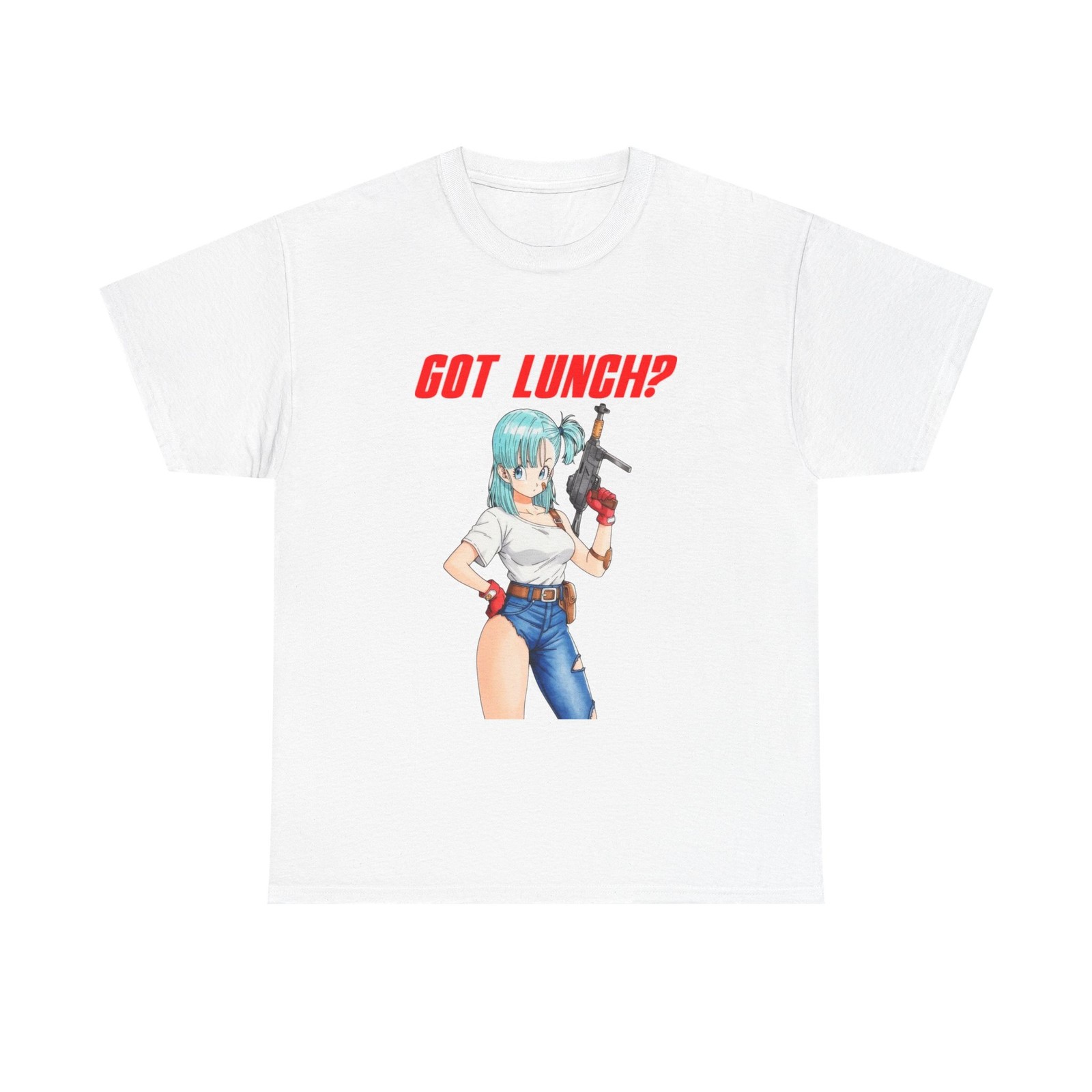 Bulma-Lunch Cosplay Tee, Unisex Heavy Cotton Tee Graphic Tee, Custom Anime Shirt