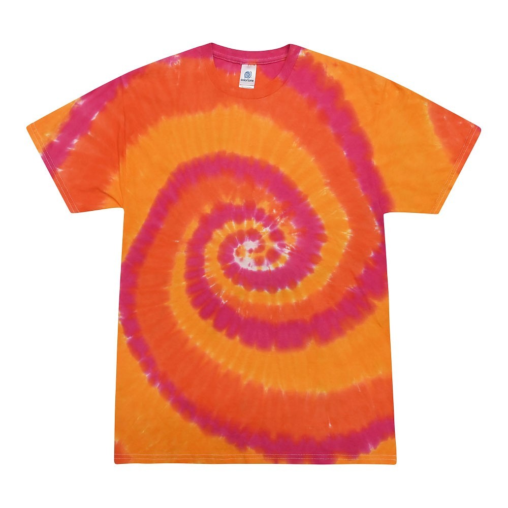 Multi-Color Tie Dye T-Shirts Adult SM – XXXXXL 100% Cotton Colortone