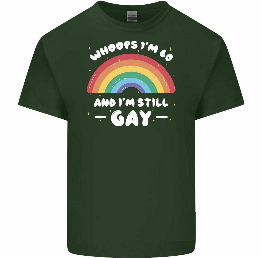 I’m 60 And i’m Still Gay Men’s Funny T-Shirt LGBT Pride Day 60th Birthday Gift