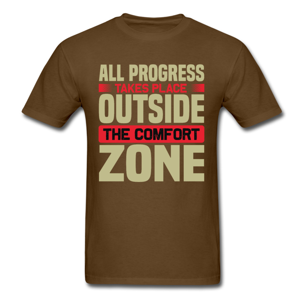 Motivation shirt All Progress takes place motivational T-Shirt size S-6XL