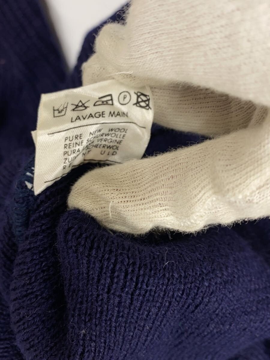 Other Brands Knit Sweaters (Thick) Wool NVY Solid Color