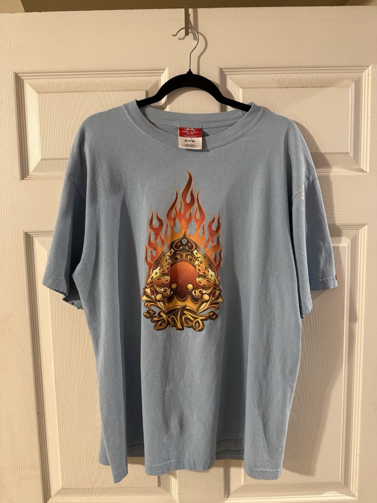Vintage Jnco, Dead Stock Baby Blue Crown, Minor color variation from wear