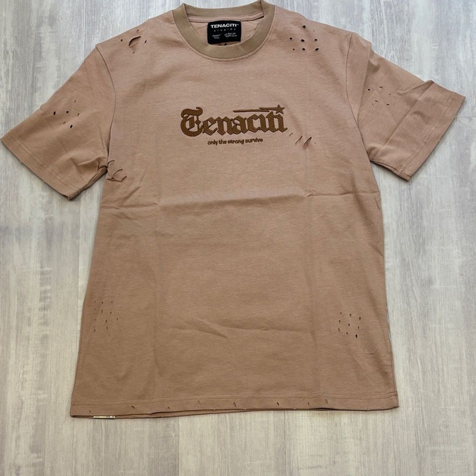 Tenaciti Studios Fire Dog Men’s Tee Shirt-NEW w TAGS