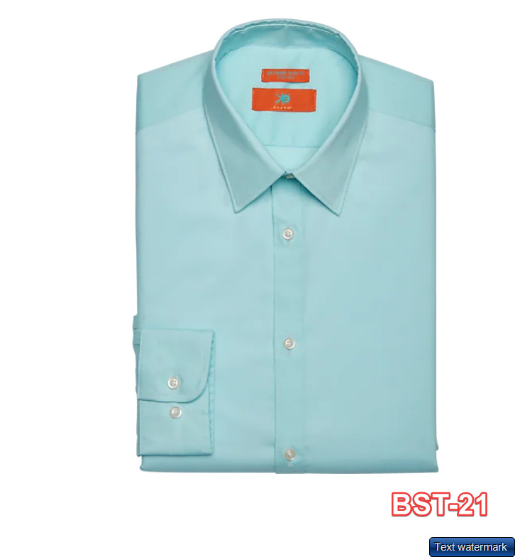 Egara Extreme Slim Fit Dress Shirt, Turquoise 18 32/33