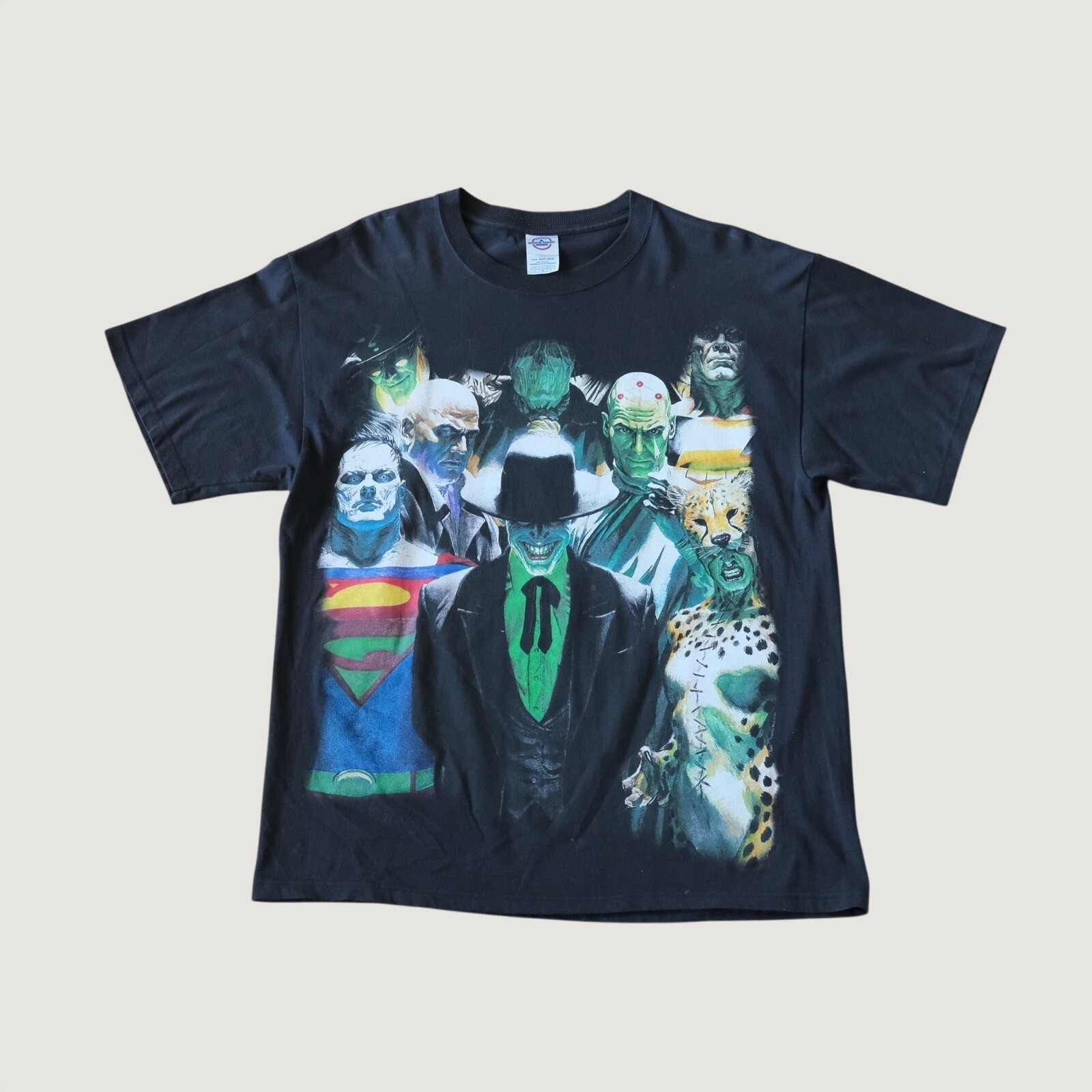 Delta T-Shirt Mens Black DC Comics Legion of Doom Graphic Vintage L Streetwear