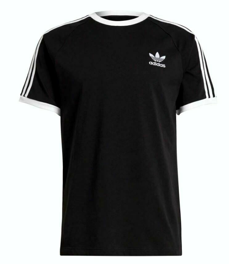 NEW MEN’S ADIDAS ORIGINALS 3-STRIPES CALIFORNIA TREFOIL TEE SHIRT ~ LARGE IA4845