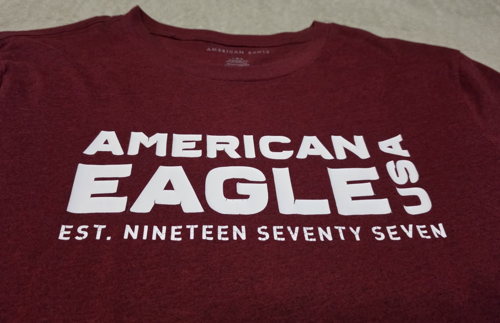 Mens American Eagle Lot Of 2 T-Shirts Size L