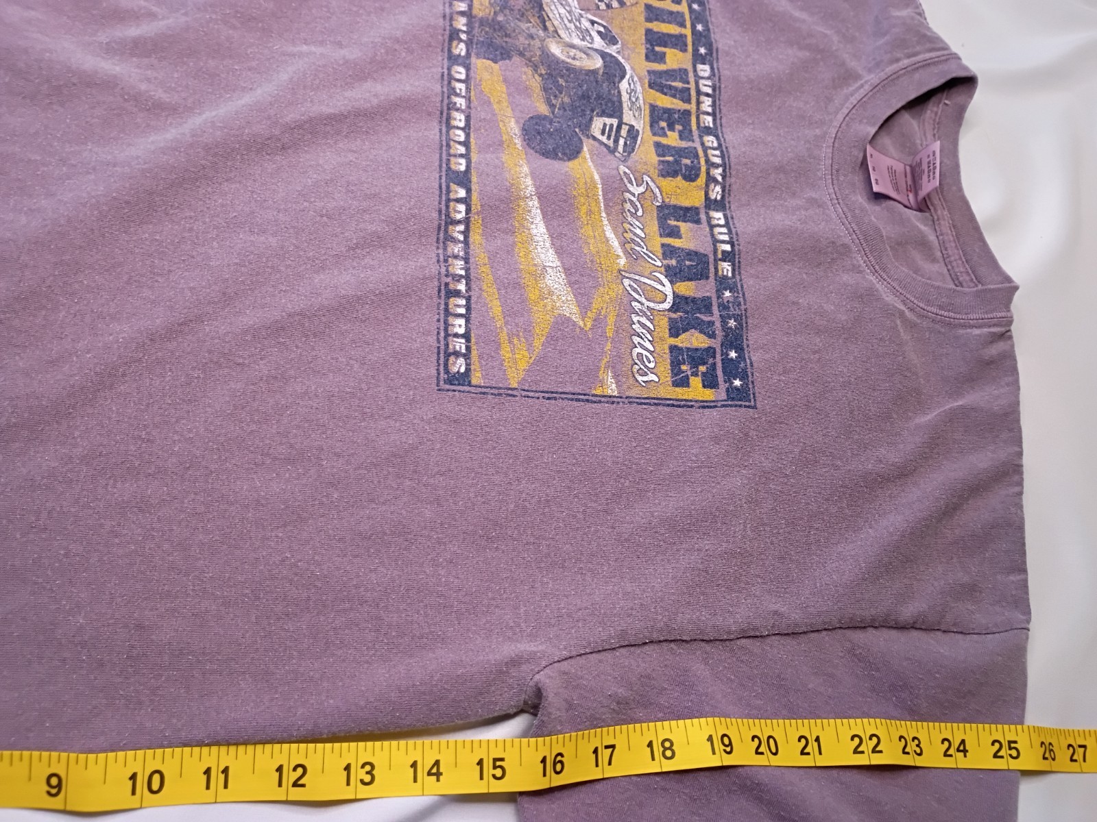 Gildan Ultra Cotton Purple Silver Lake Sand Dunes Michigan Graphic Tee Men’s XL