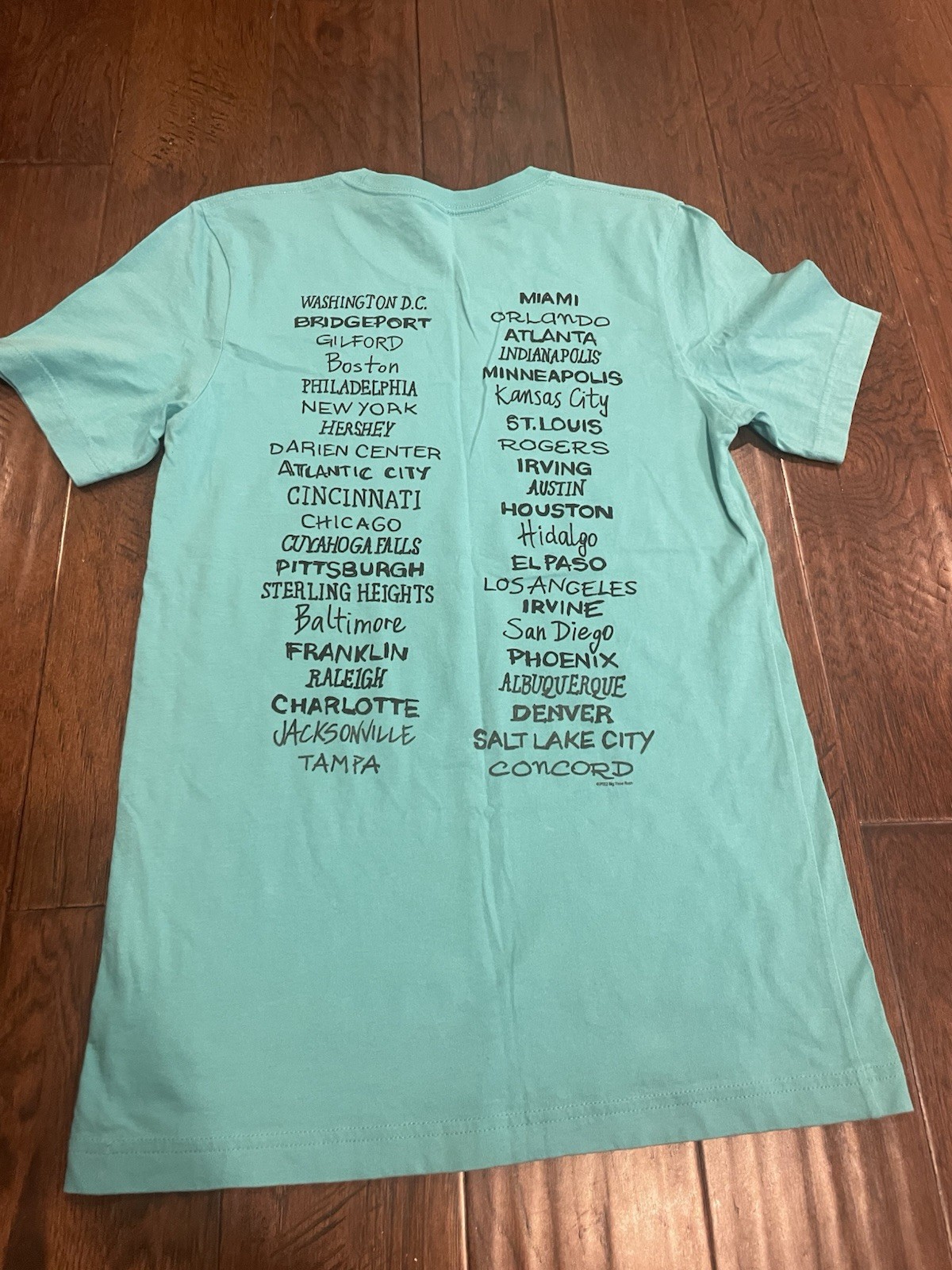 BTR Forever Tour Tee Small