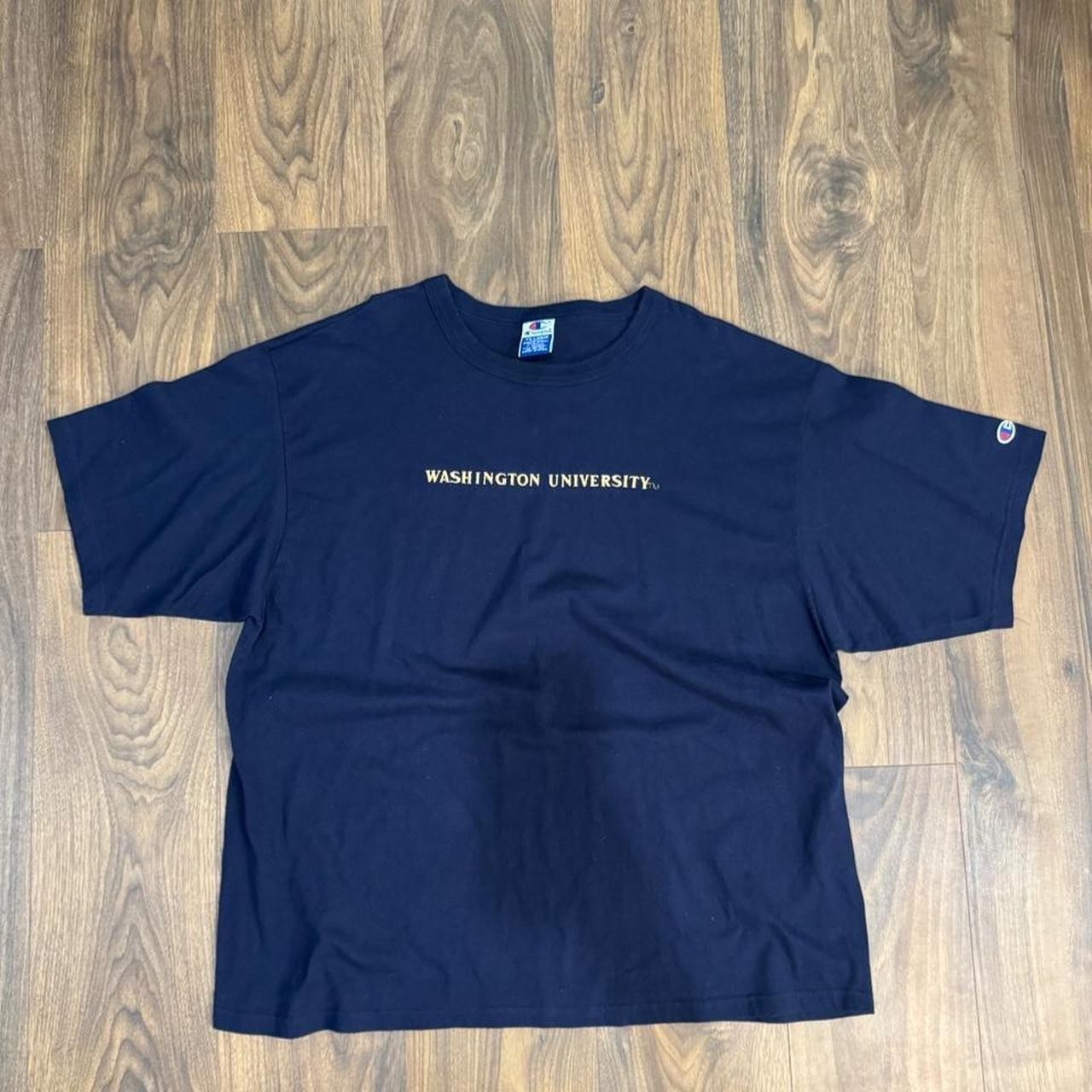 🏛️ Vintage Champion Washington University T-Shirt | Y2K College Core Oversized