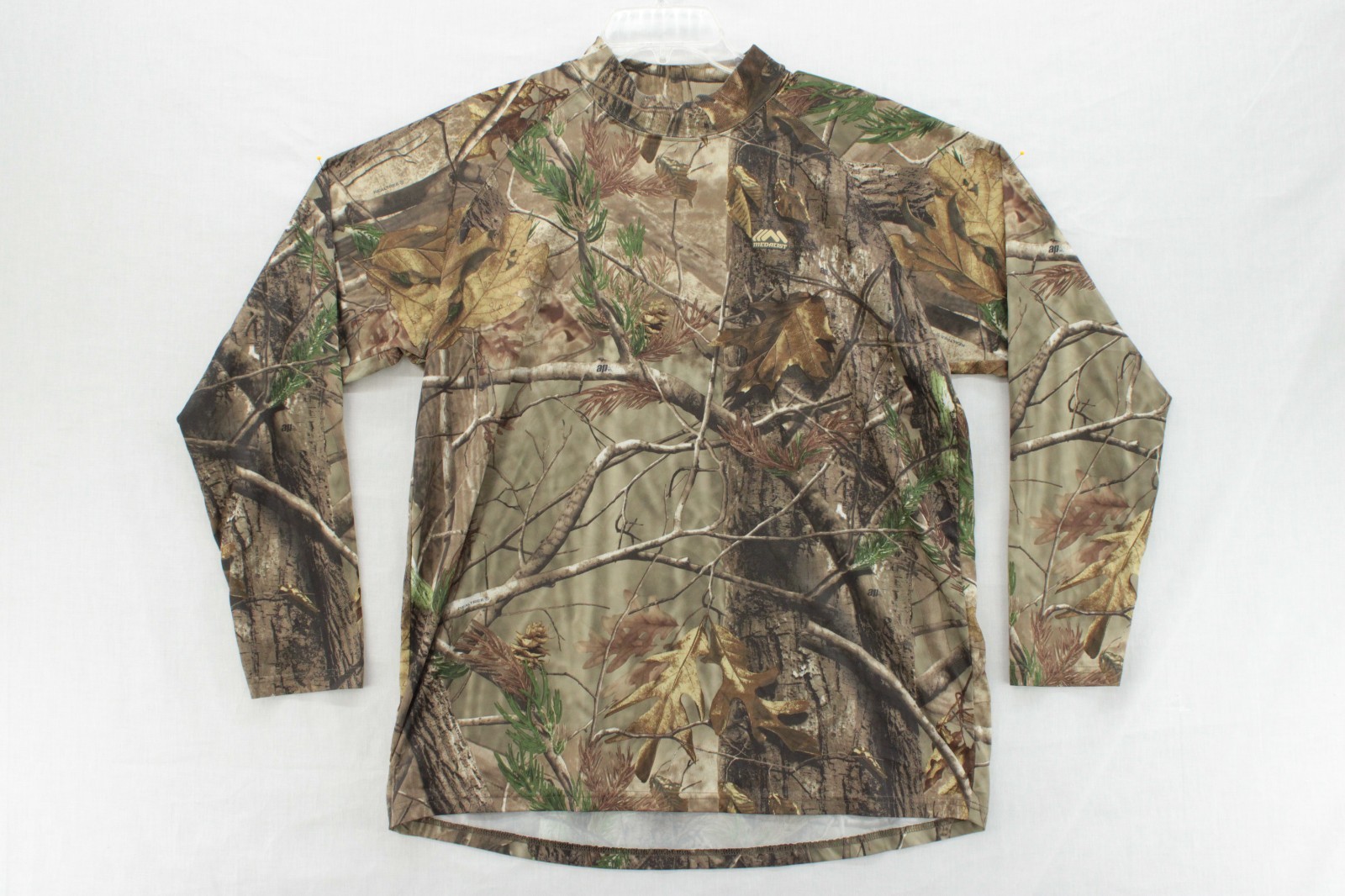 Medalist Realtree Camo Shirt Mens XL Green Woodland Light Weight Hunting Outdoor