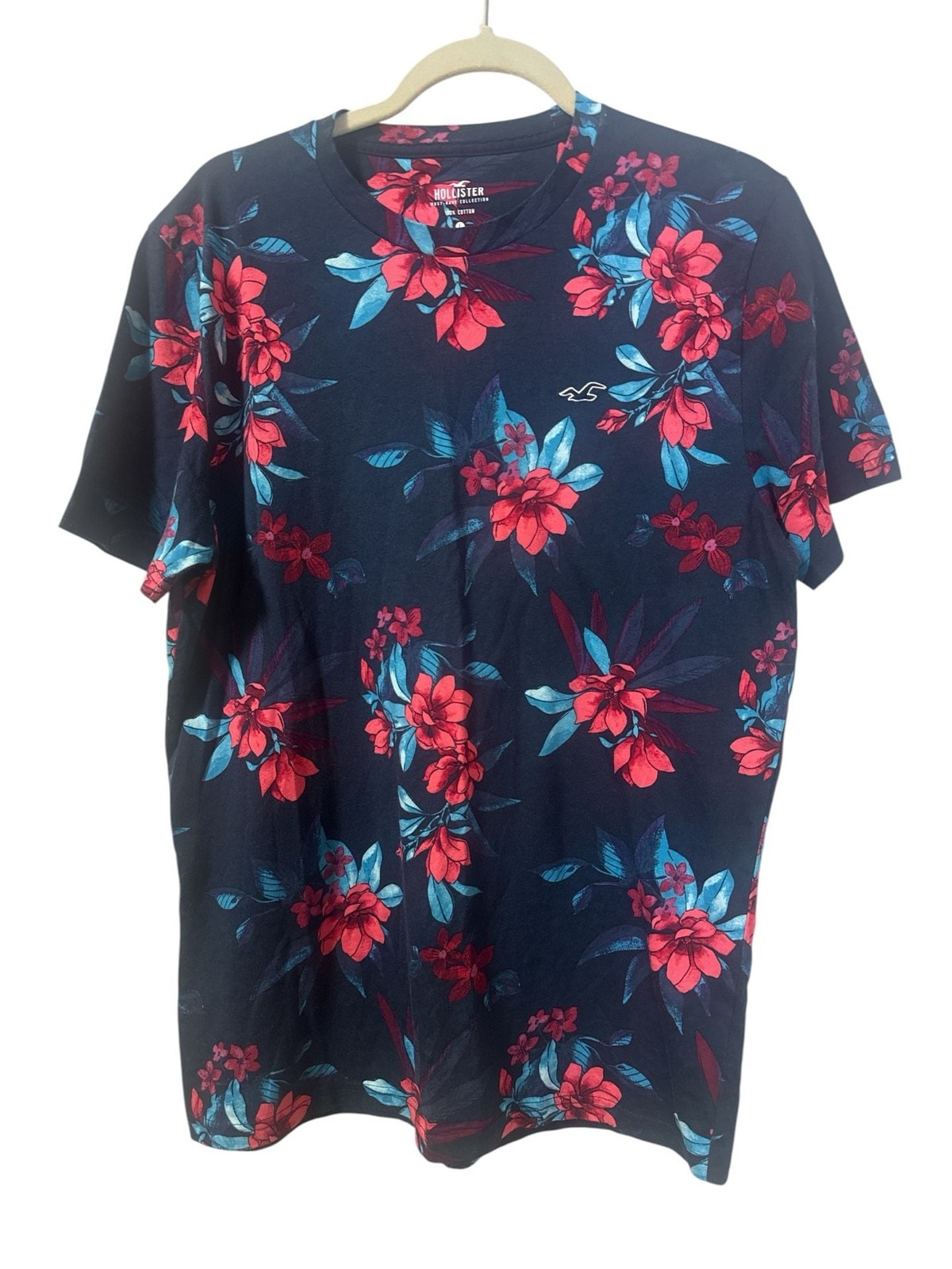 Hollister Must-Have Collection Men’s Floral Graphic T-Shirt