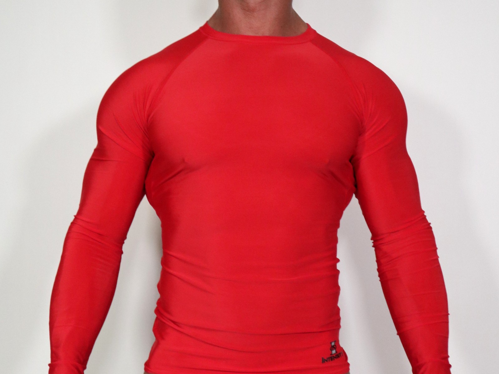 RED LONG SLEEVE COMPRESSION SHIRT SIZE XL