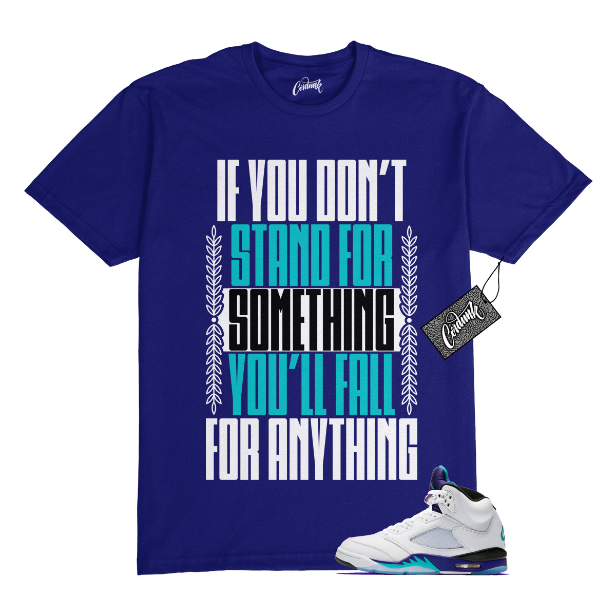 5 Grape White Black 2025 Blue T Shirt Match SFS