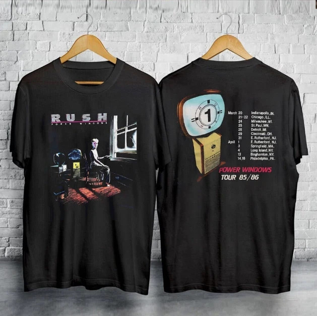 SALE!! Rush Power Windows Tour 1985 T-Shirt