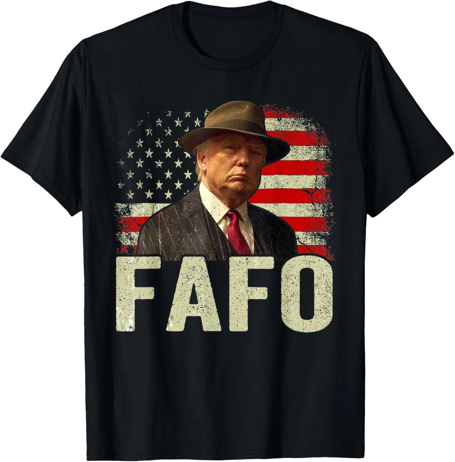 Funny Fafo Trump Photo President Politic Design Unisex T-Shirt