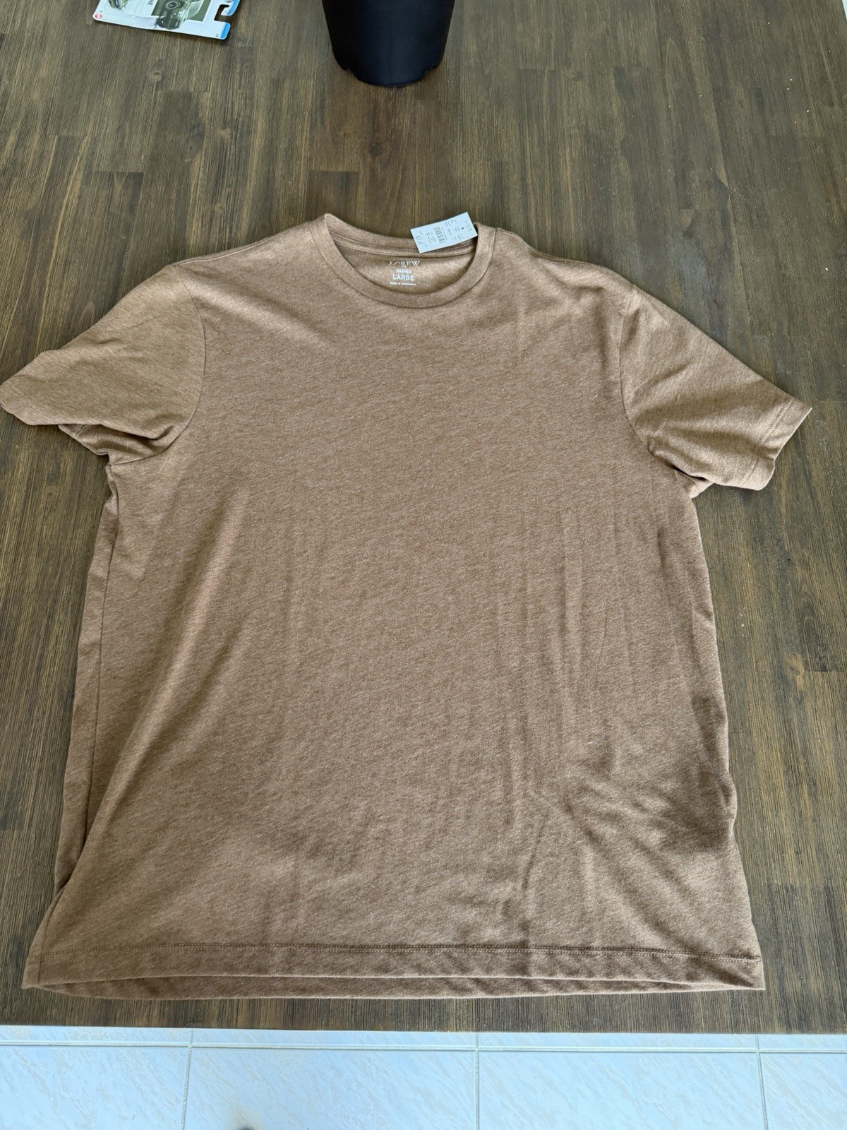 J.Crew Washed Crewneck T-Shirt – Light Brown Color – Brand New W Tags – J Crew